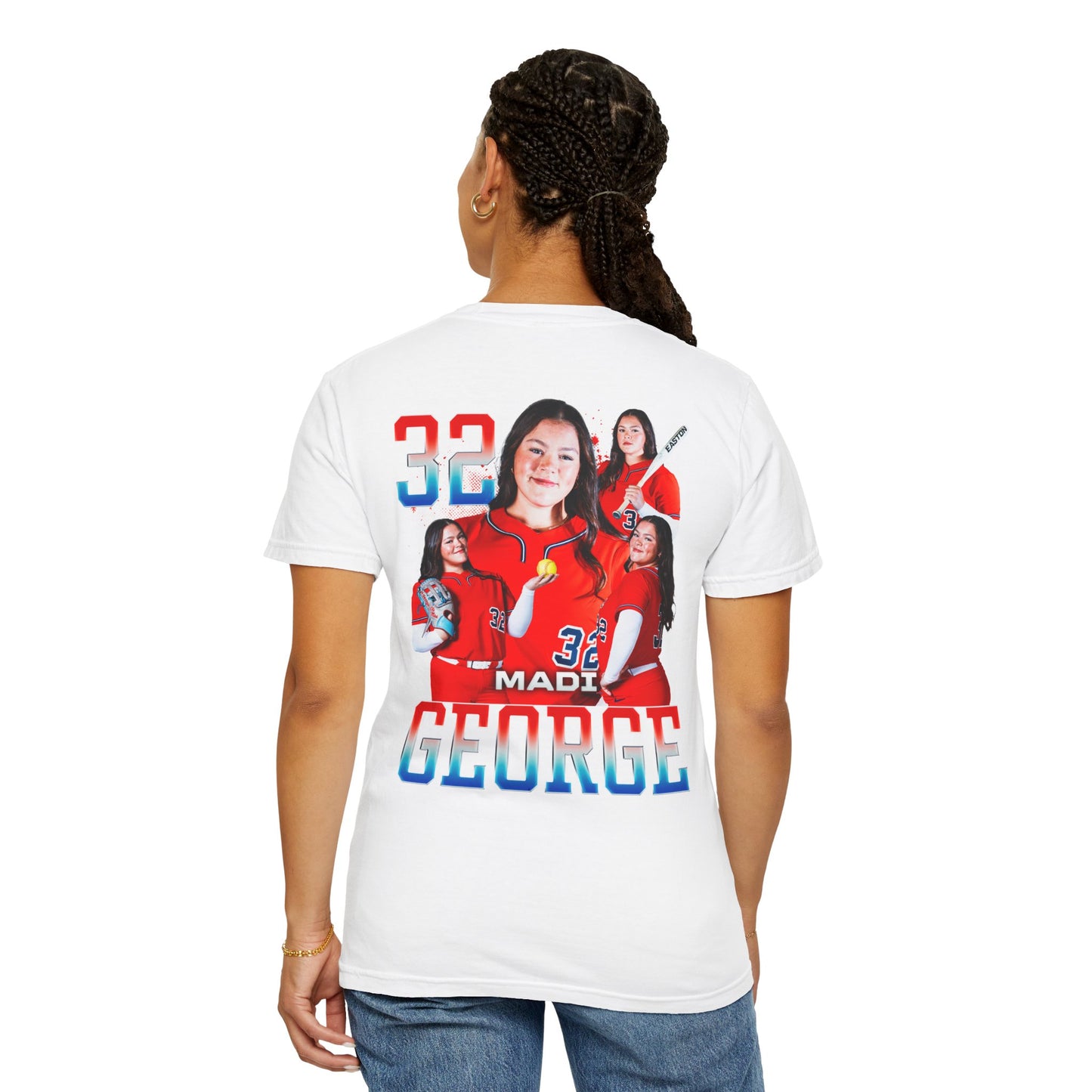 Madi George Logo Front & Back Premium Tee