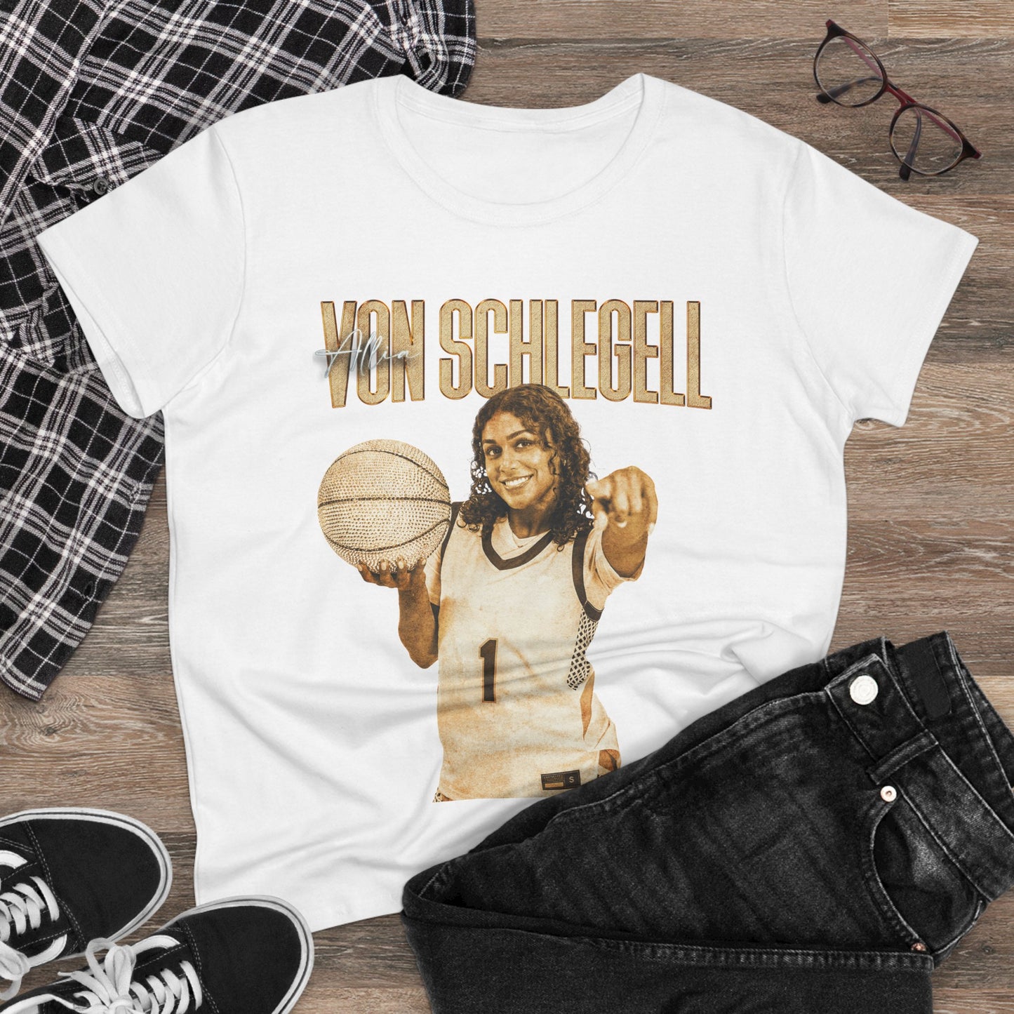 Allia Von Schlegell Faded Glory Women's Tee