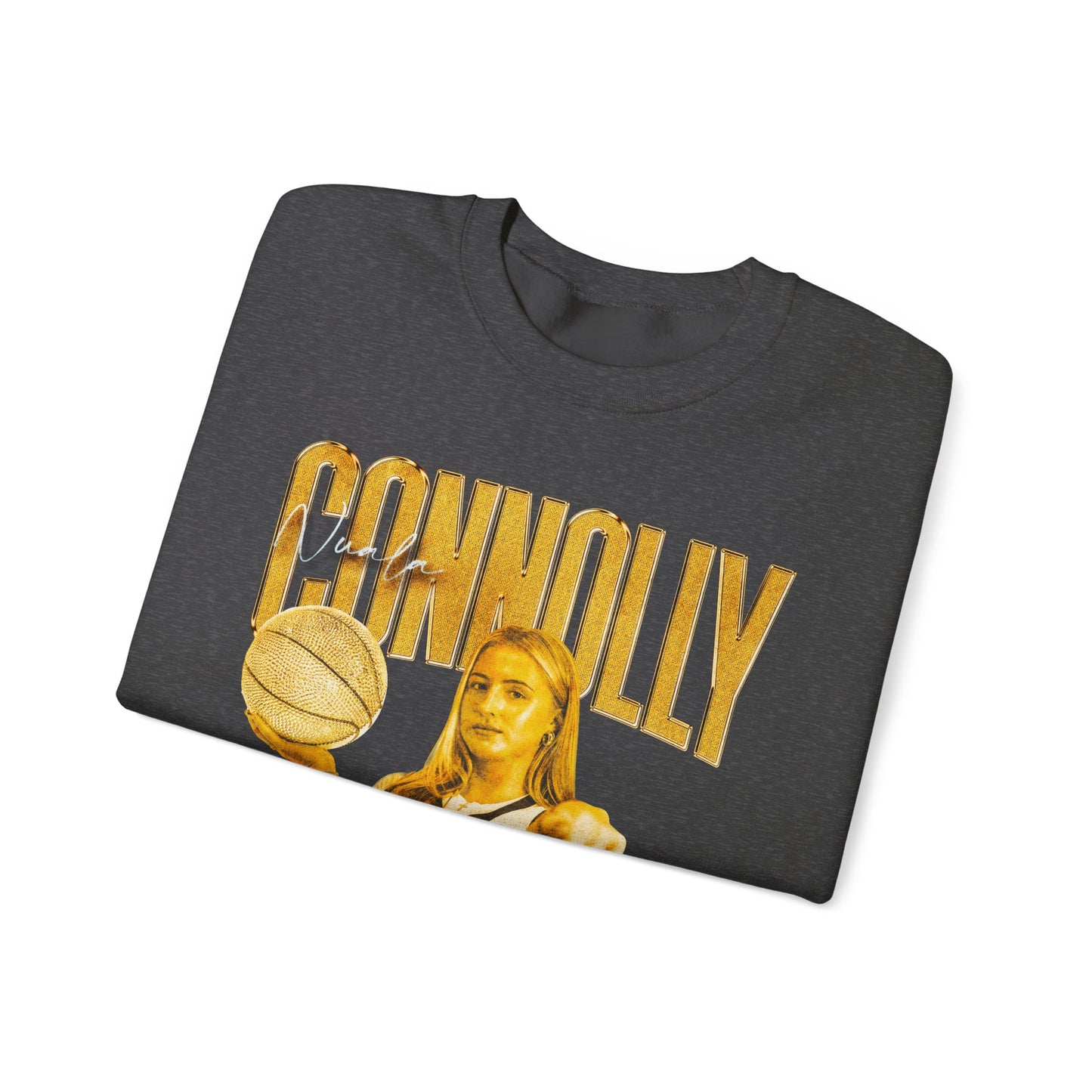 Nuala Connolly Faded Glory Crewneck Sweatshirt
