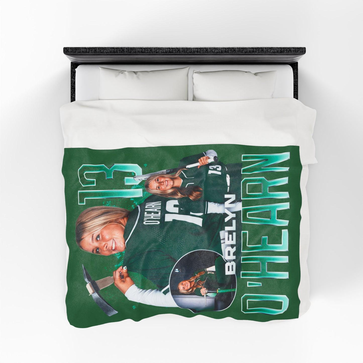 Brelyn O'Hearn Name & Number Ombre 60"-80" Plush Blanket