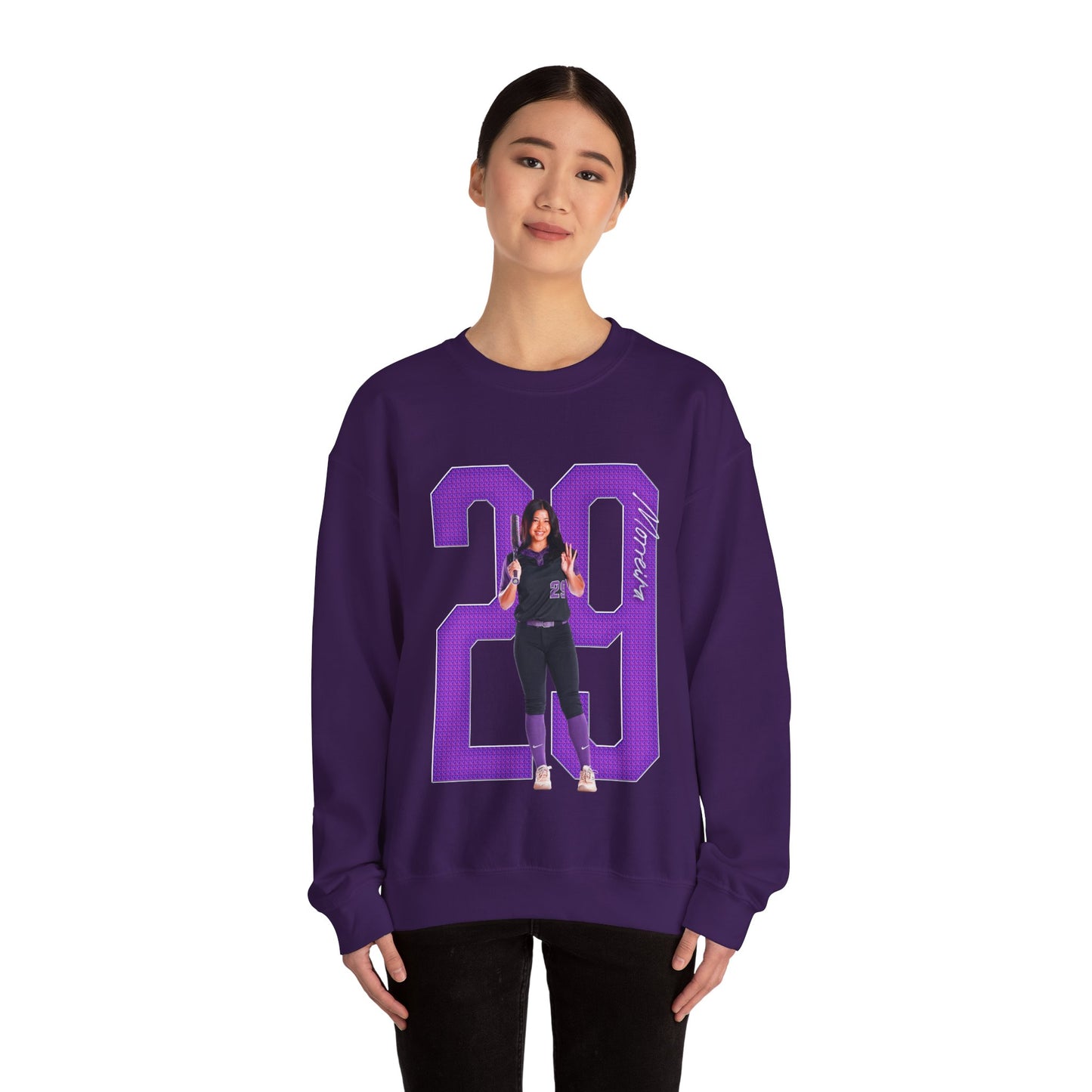 Malia Morreira Player Icon Number Crewneck Sweatshirt