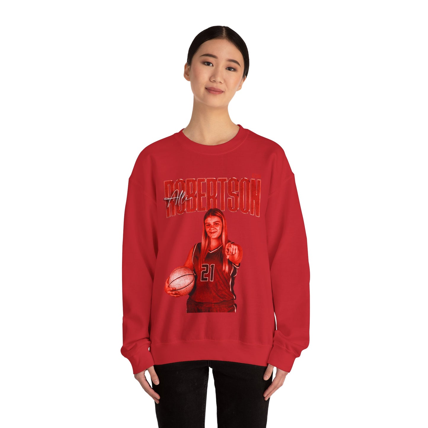 Alli Robertson Faded Glory Crewneck Sweatshirt