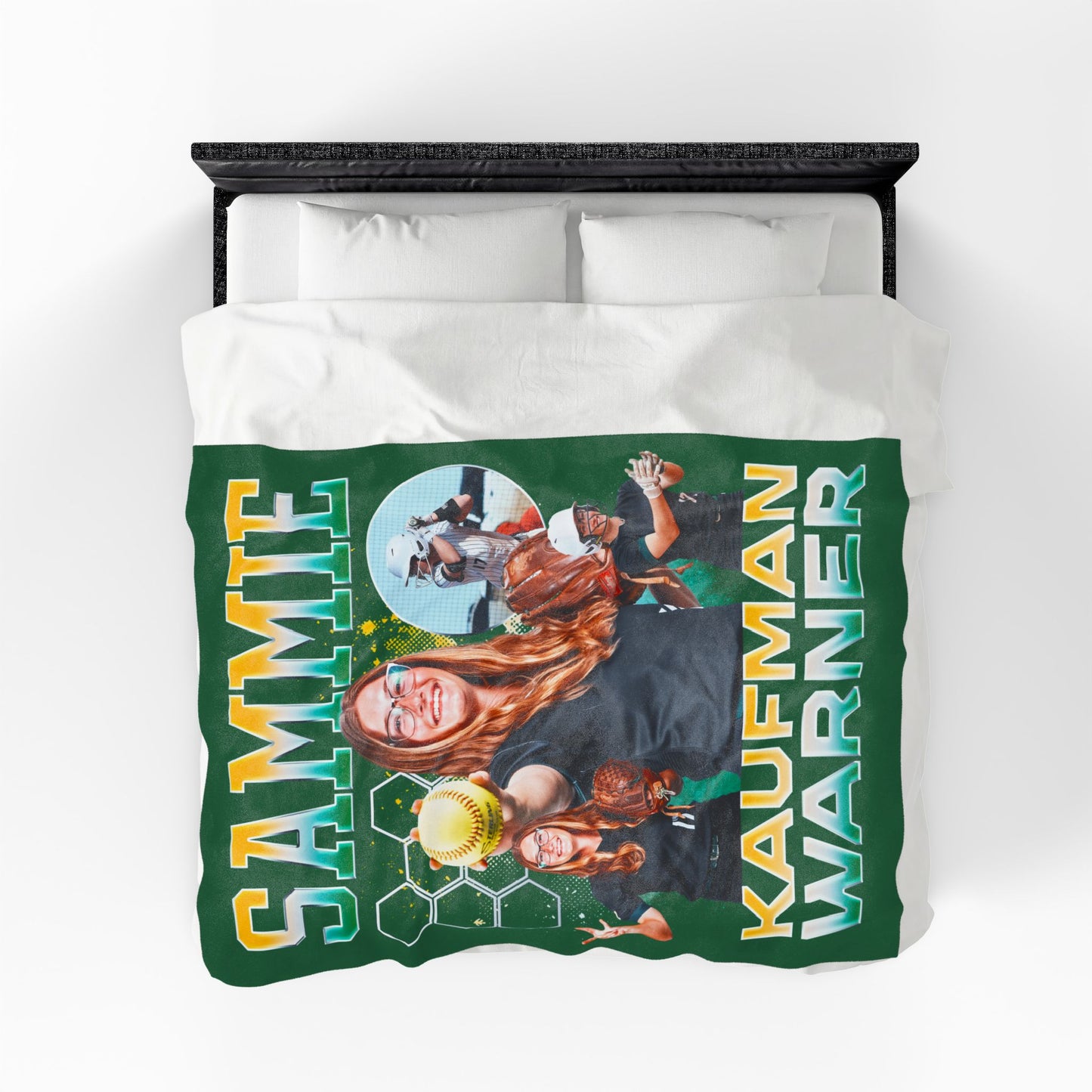 Sammie Kaufman-Warner Hombro Combo 60"-80" Plush Blanket
