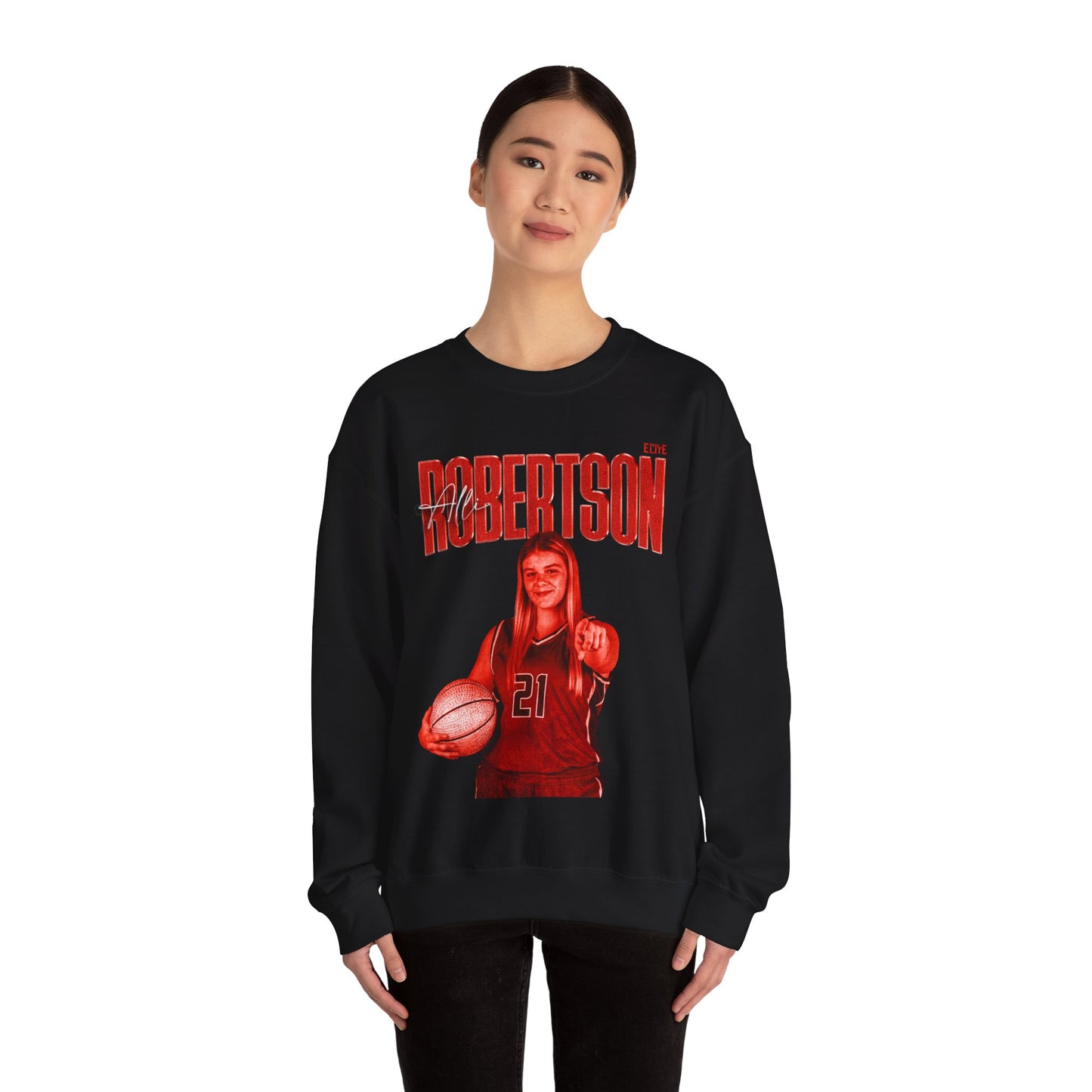 Alli Robertson Faded Glory Crewneck Sweatshirt