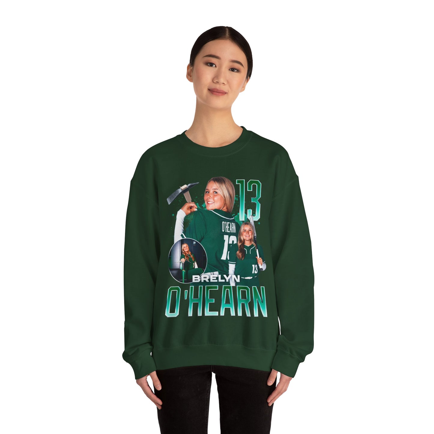 Brelyn O'Hearn Name & Number Ombre Crewneck Sweatshirt