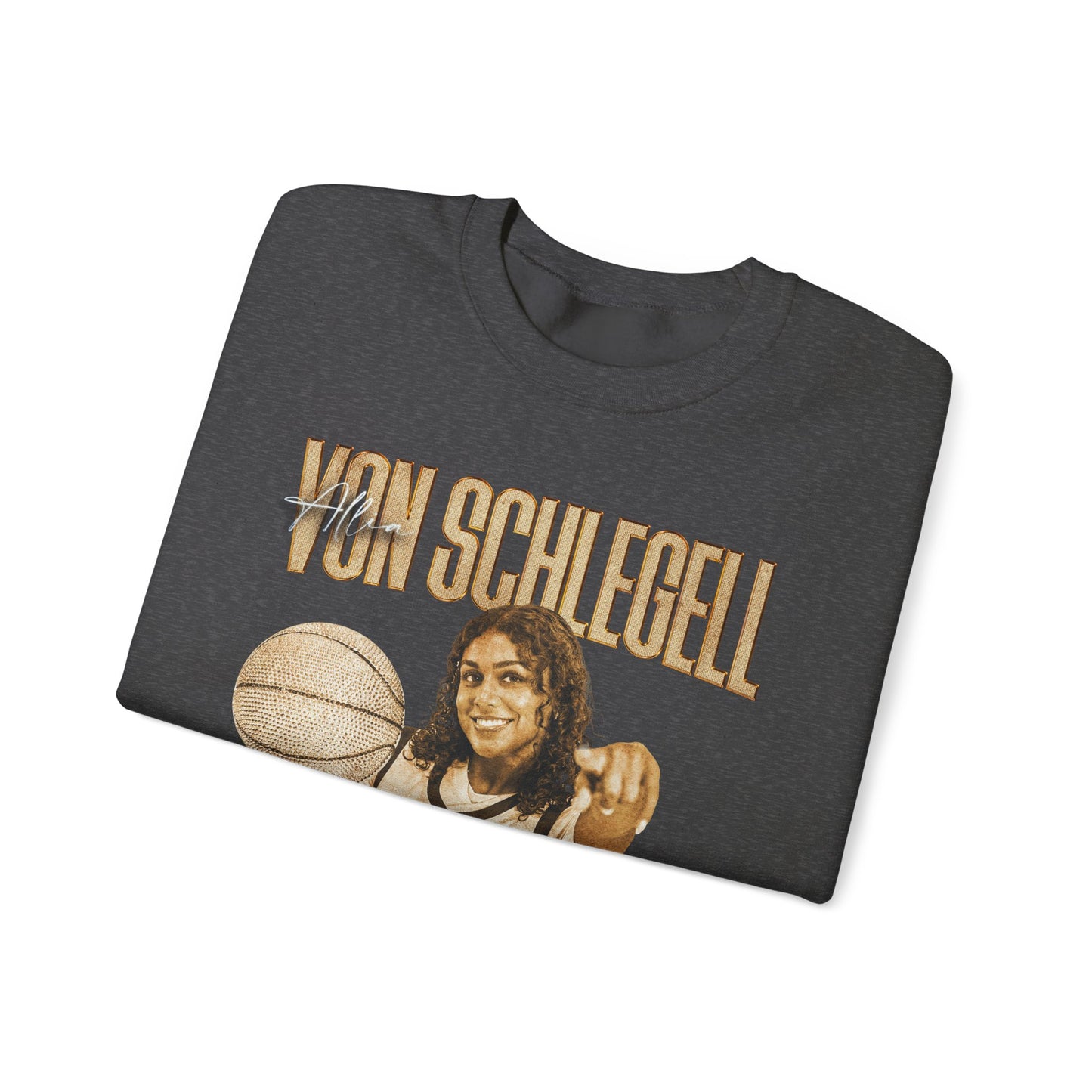 Allia Von Schlegell Faded Glory Crewneck Sweatshirt