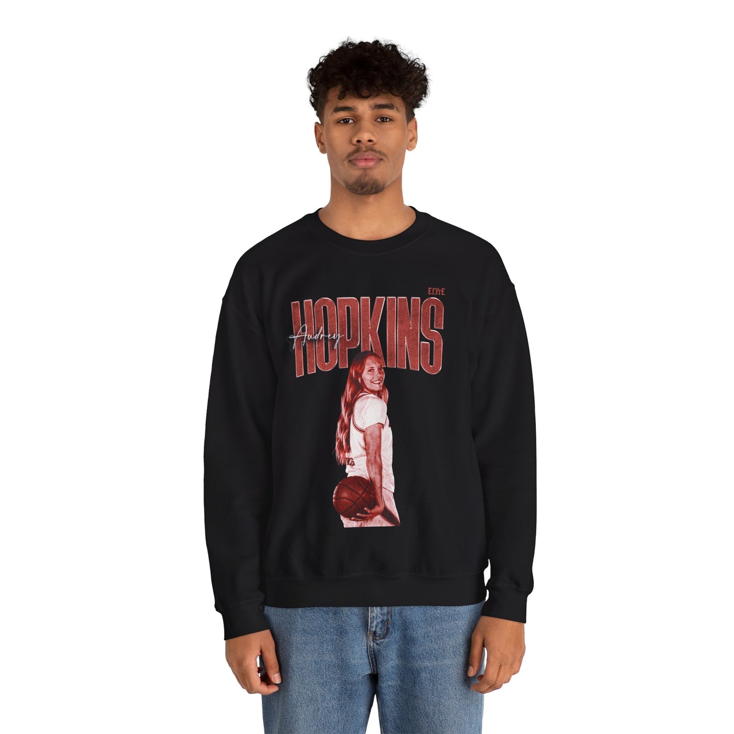 Audrey Hopkins Faded Glory Crewneck Sweatshirt