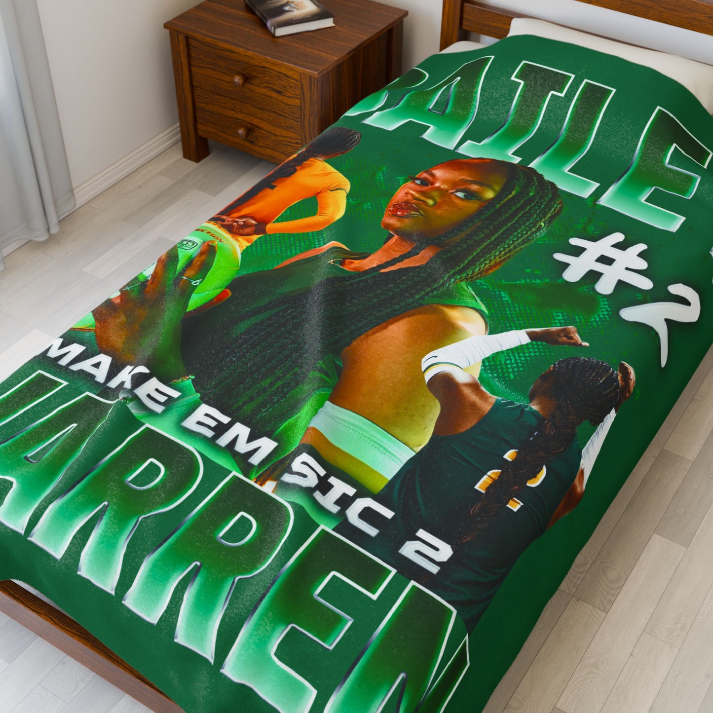 Bailey Warren 60"-80" Plush Blanket