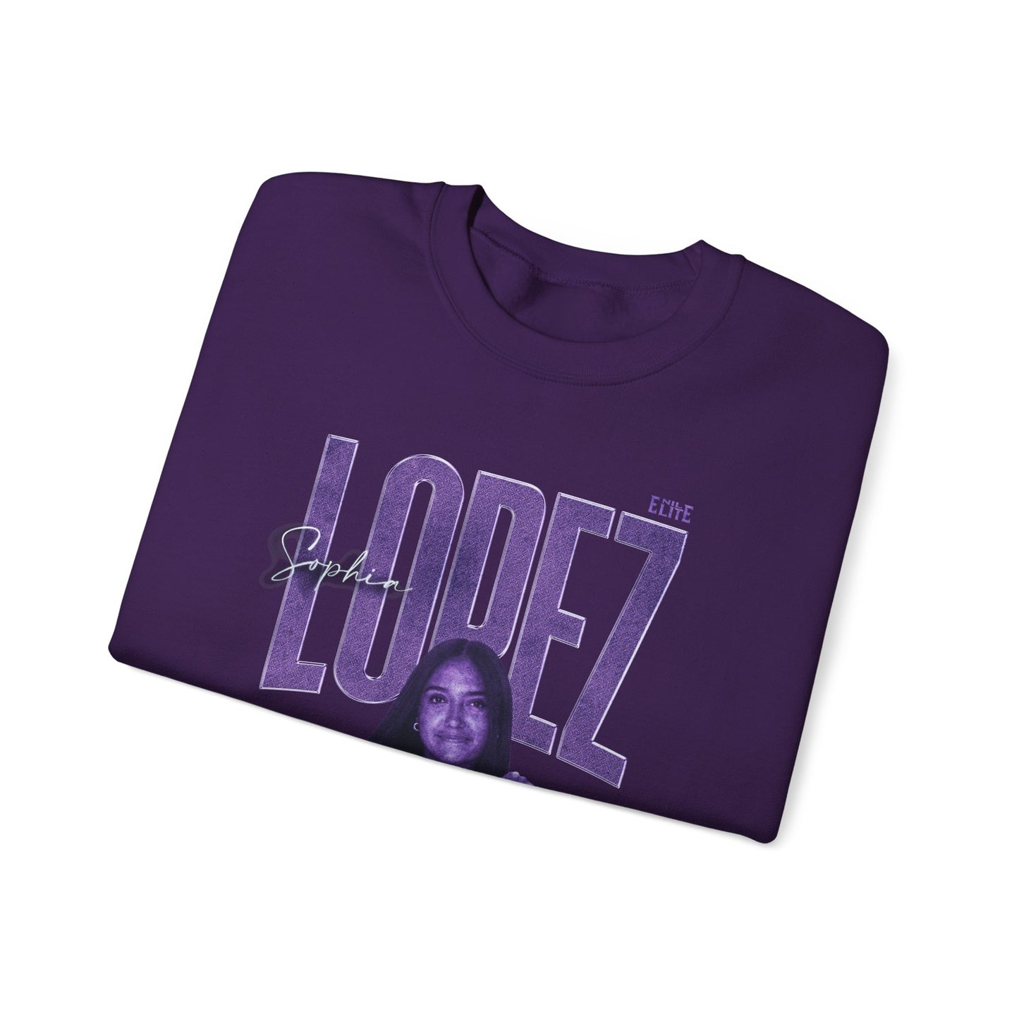 Sophia Lopez Faded Glory Crewneck Sweatshirt