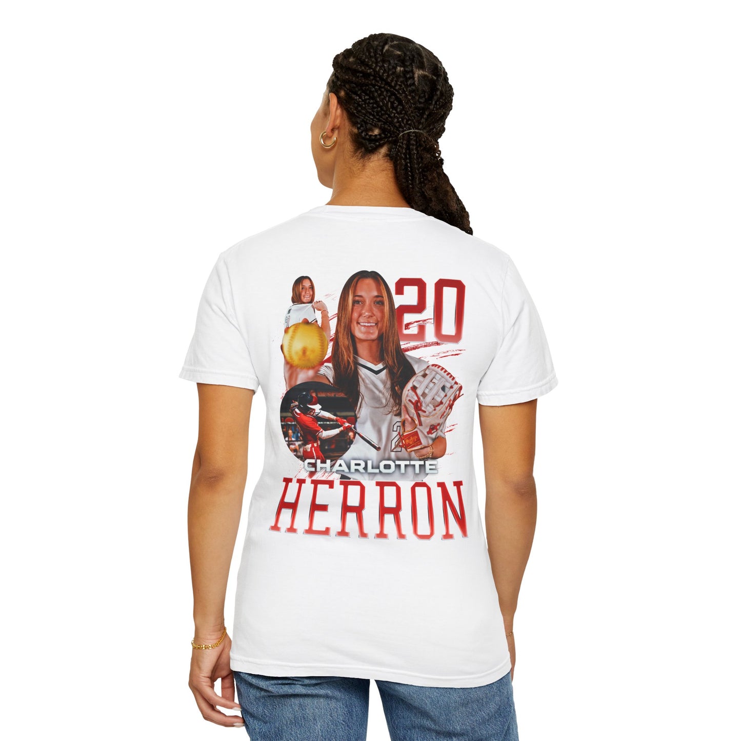 Charlotte Herron Logo Front & Back Premium Tee