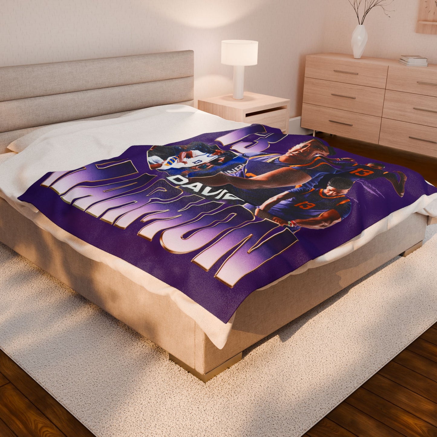 David Harmon 60"-80" Plush Blanket