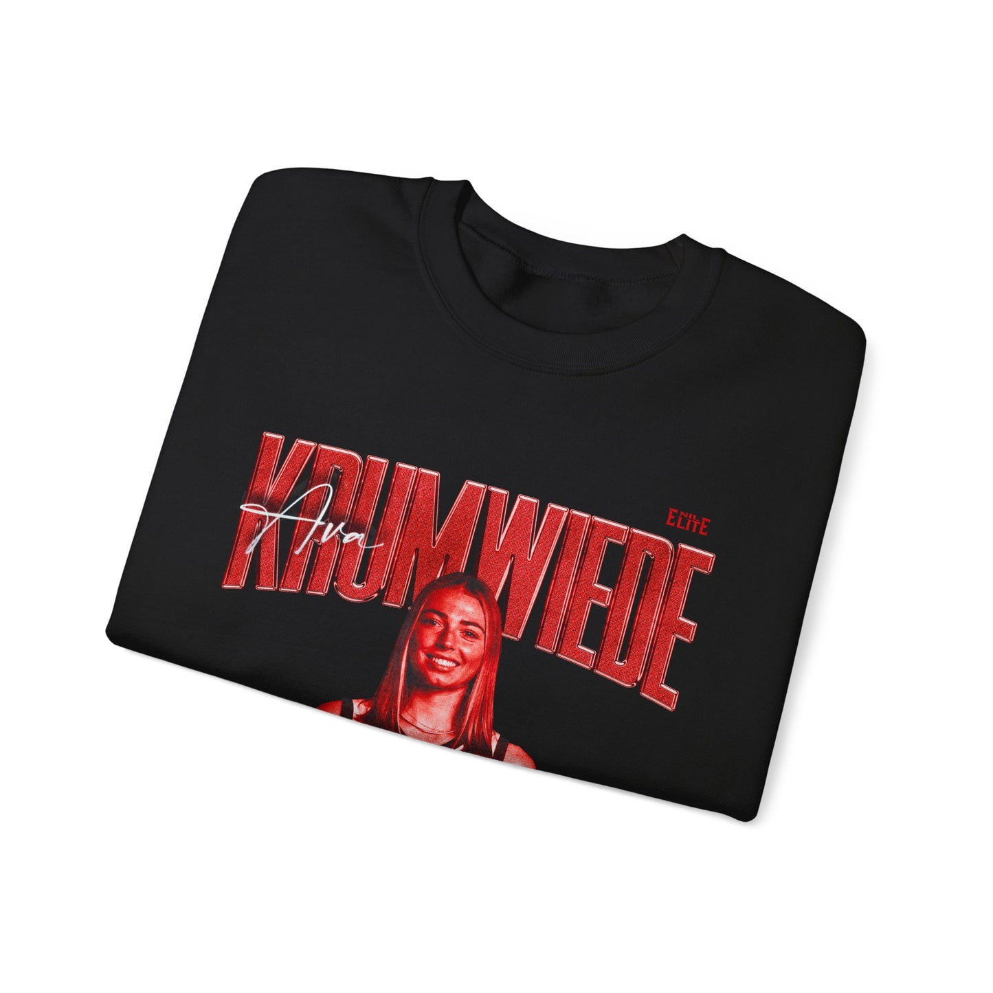 Ava Krumwiede Faded Glory Crewneck Sweatshirt