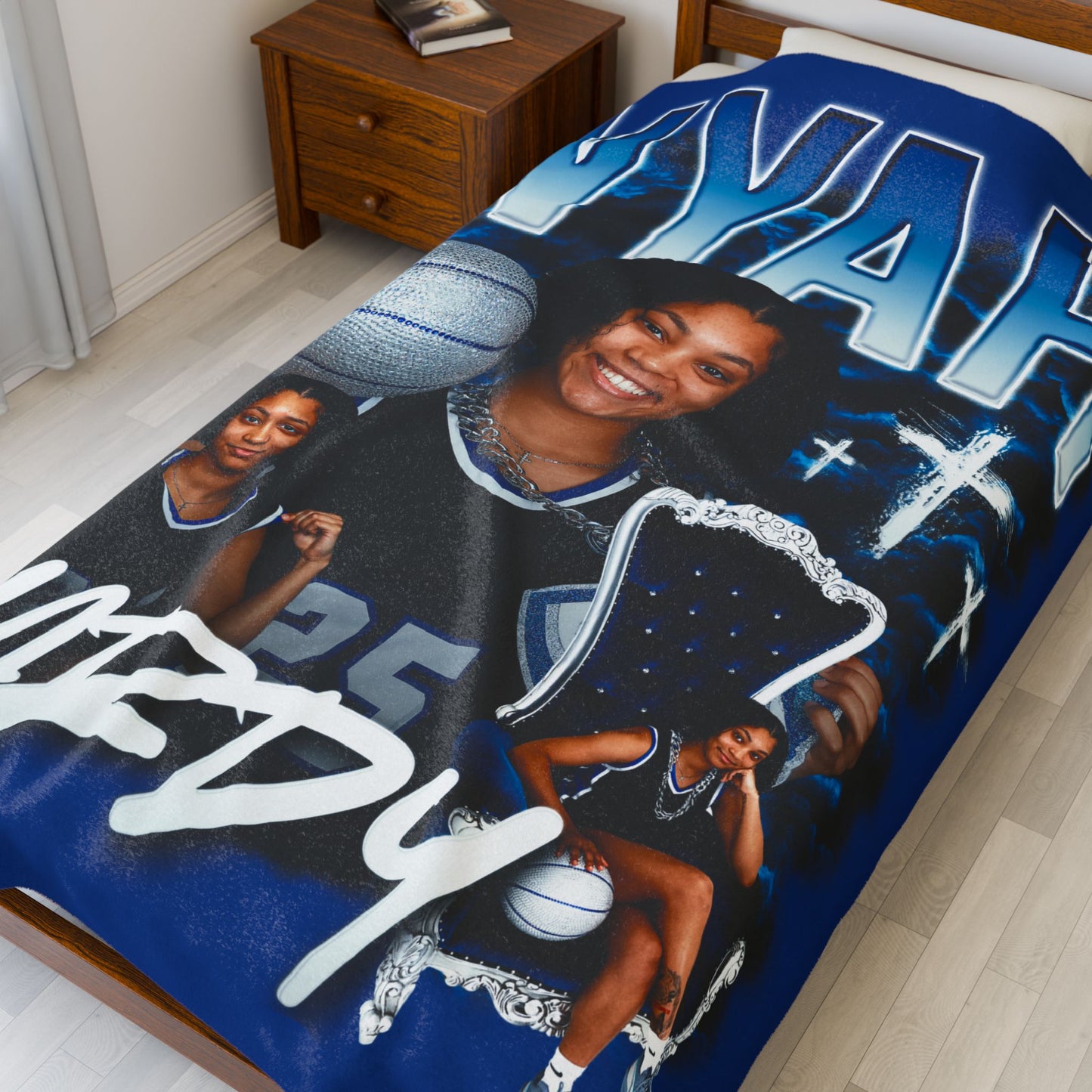 Nyah Hardy 60"-80" Plush Blanket