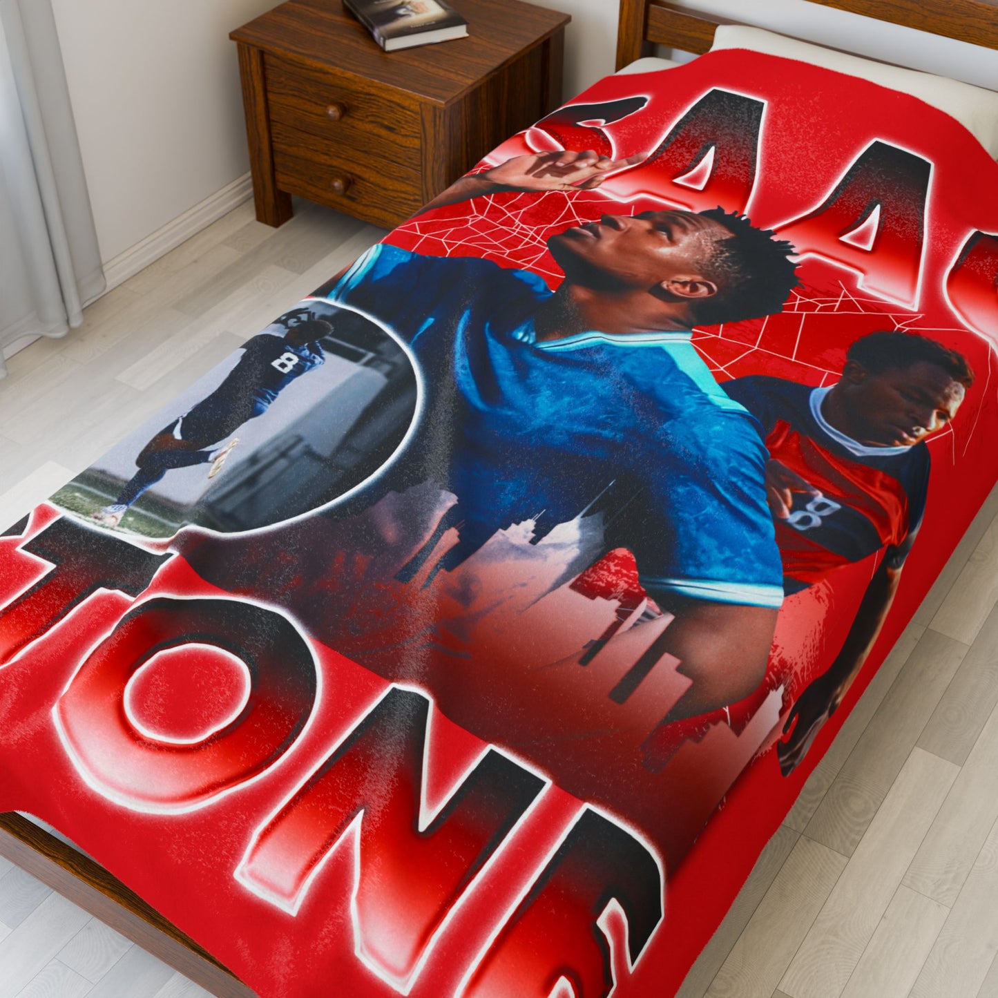 Isaac Stone 60"-80" Plush Blanket