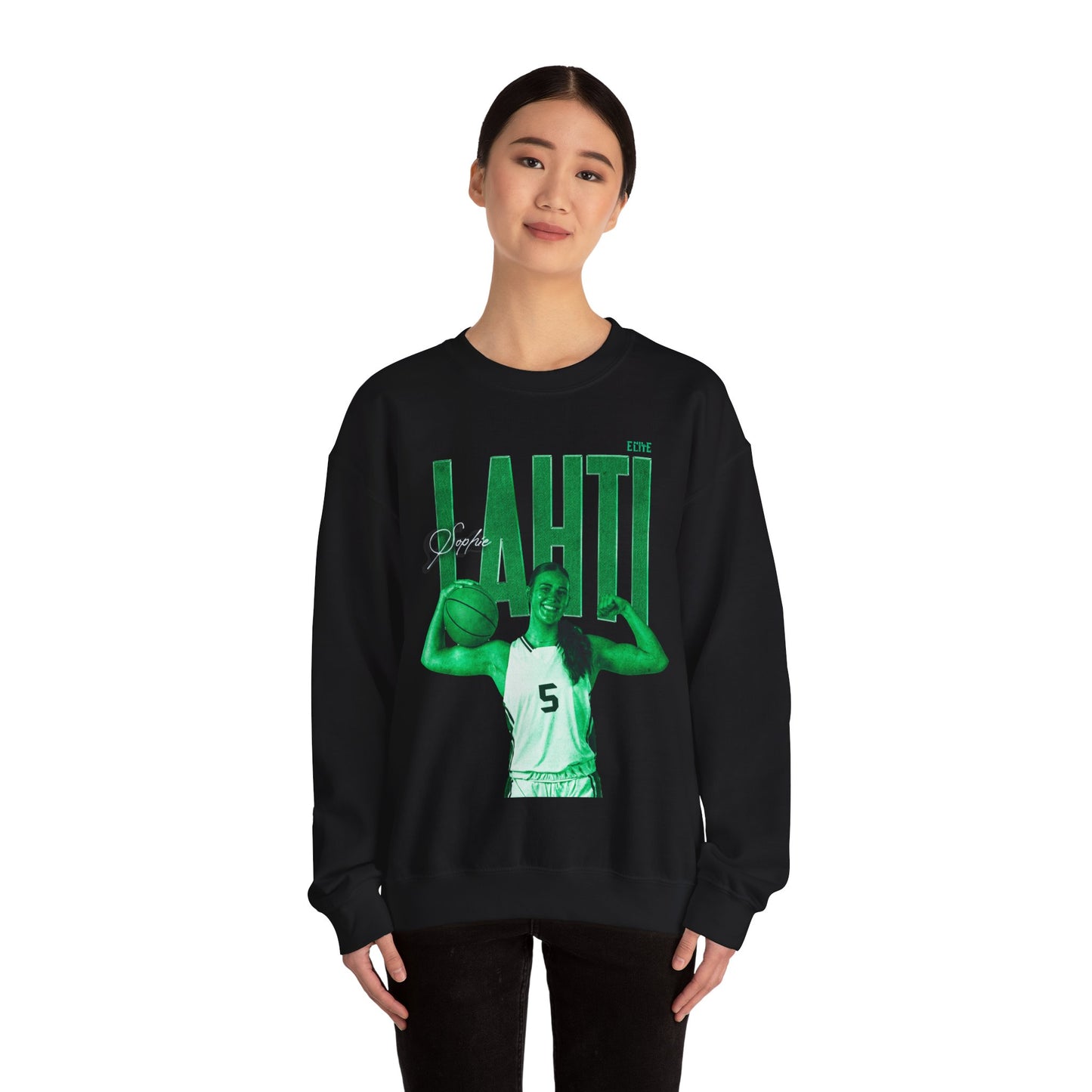 Sophie Lahti Faded Glory Crewneck Sweatshirt