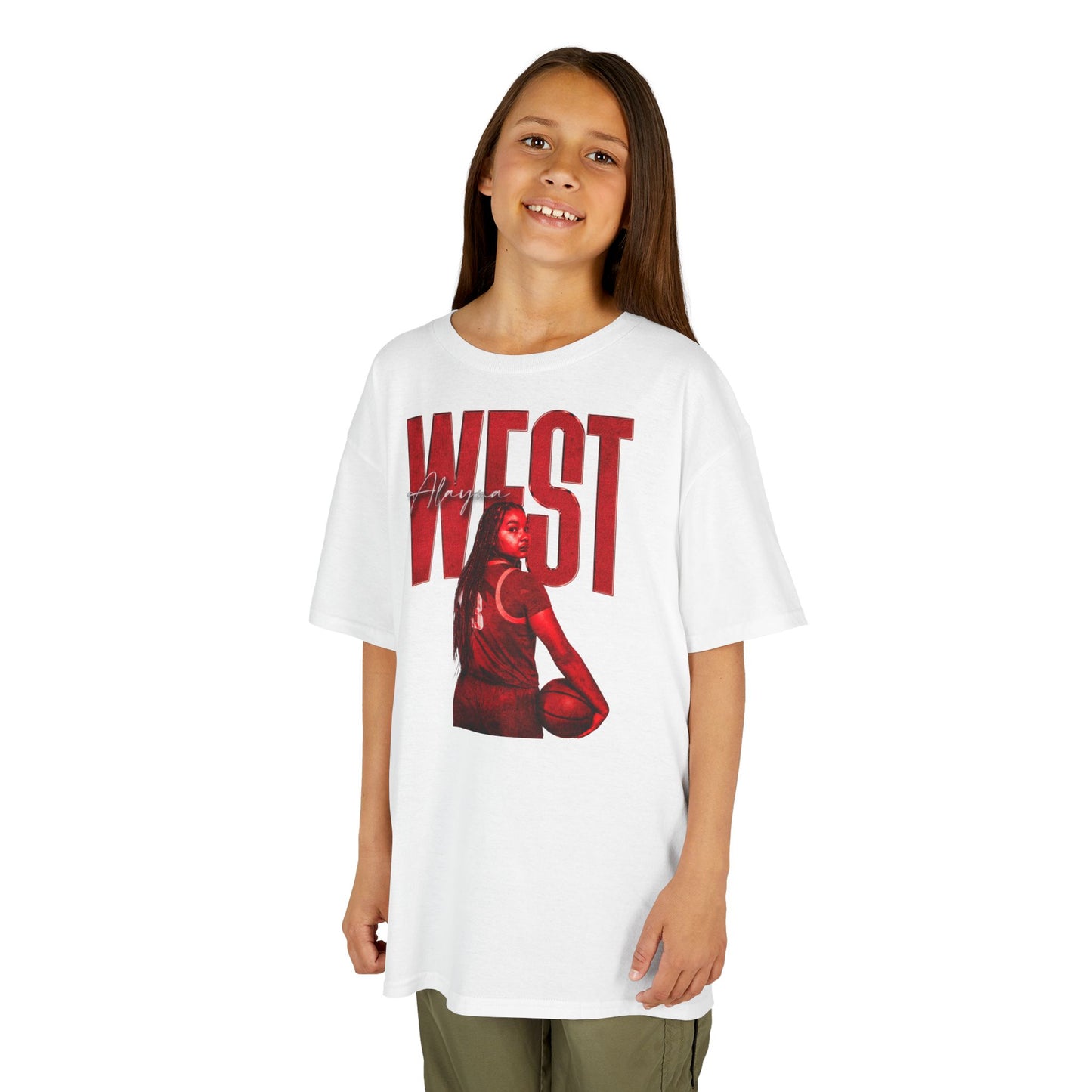 Alayna West Faded Glory Kids Tee