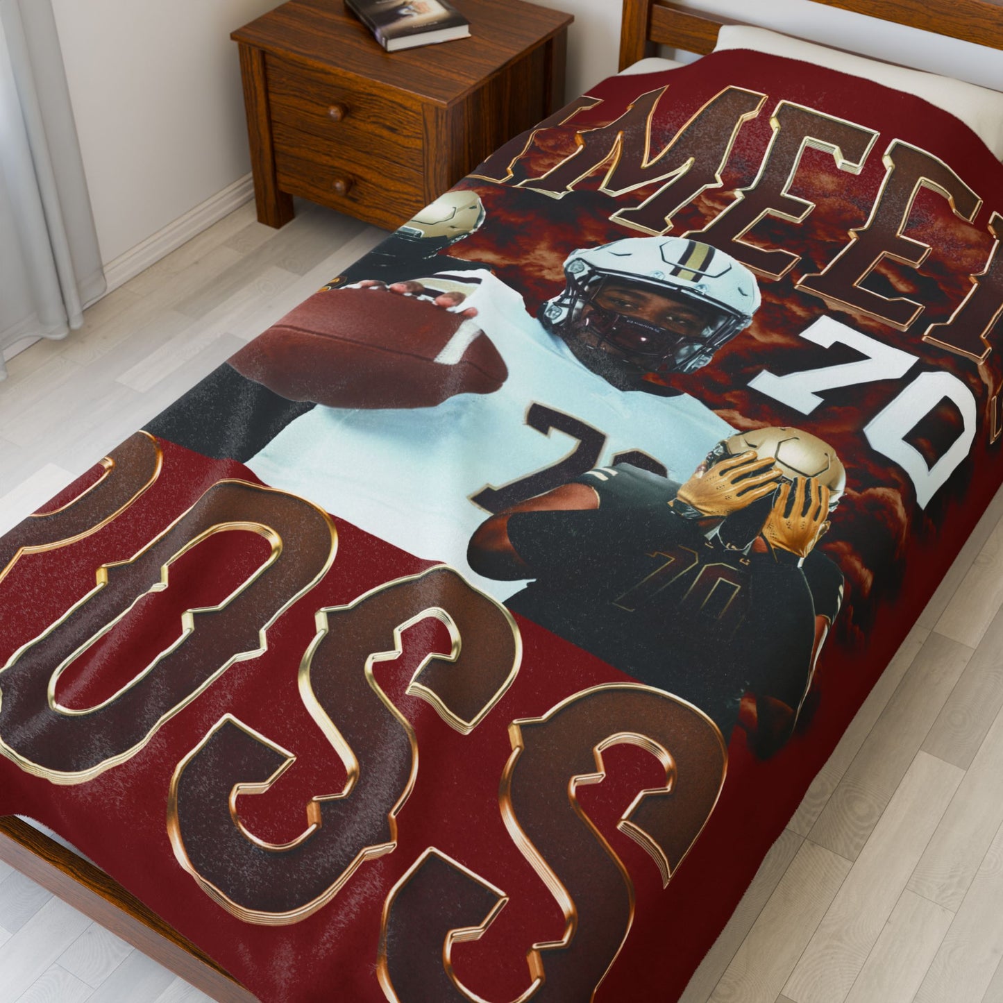 Ameer Ross 60"-80" Plush Blanket