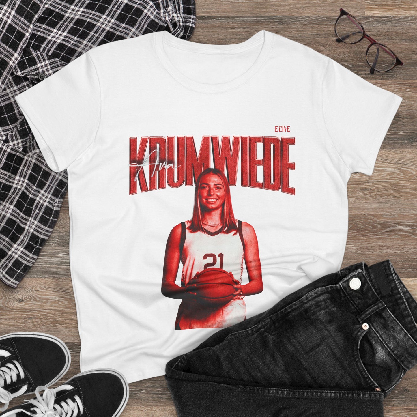Ava Krumwiede Faded Glory Women's Tee