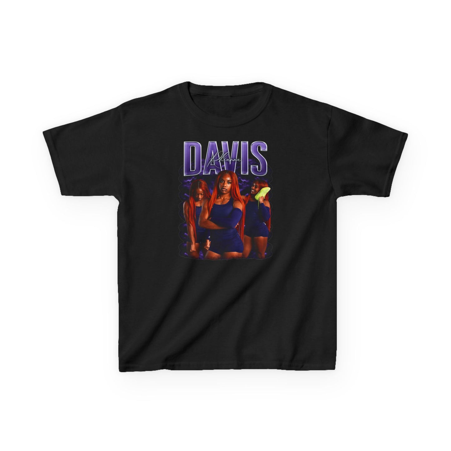 Rhianna Davis Last Name Highlight Kids Tee