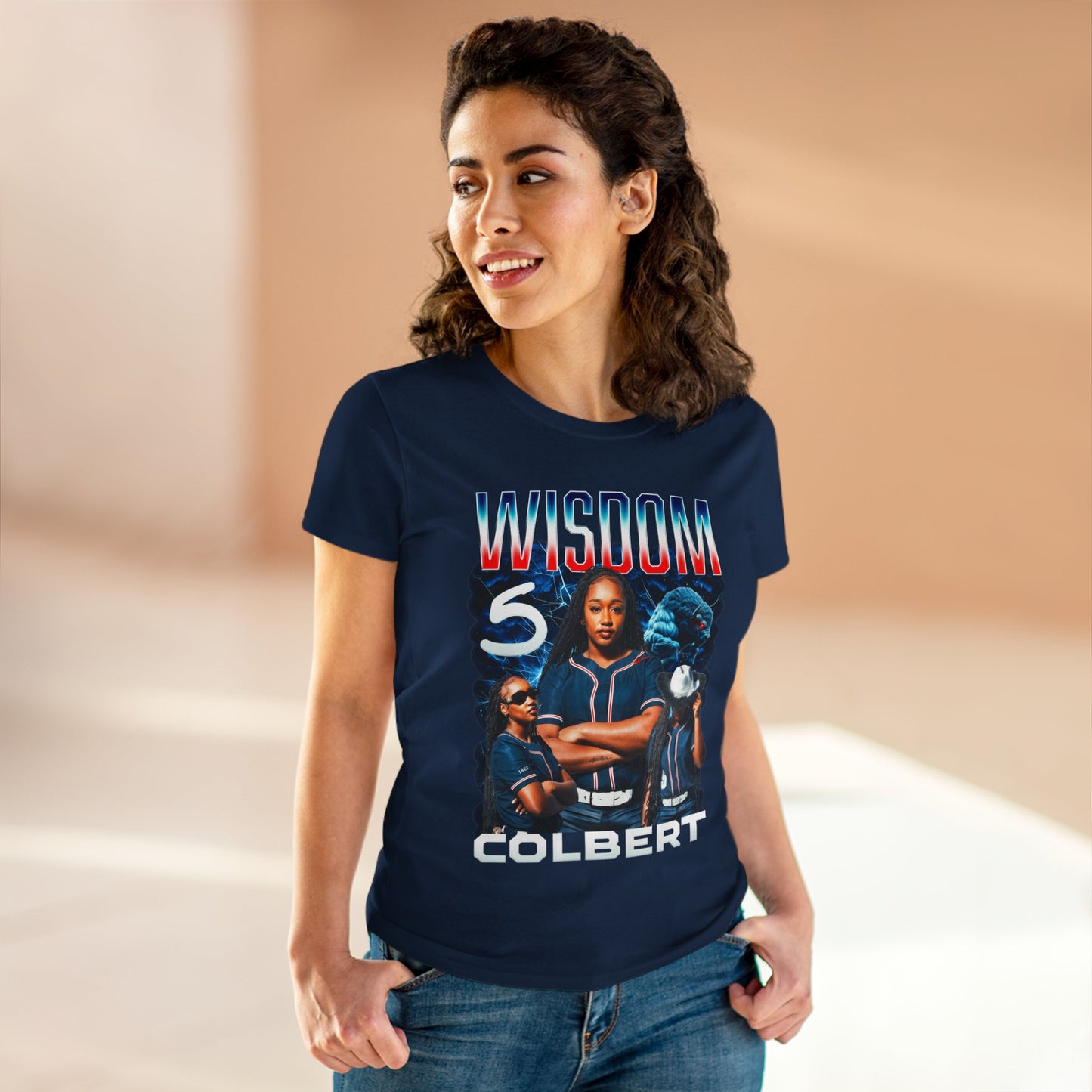 Wisdom Colbert Lightning Storm Women's Tee