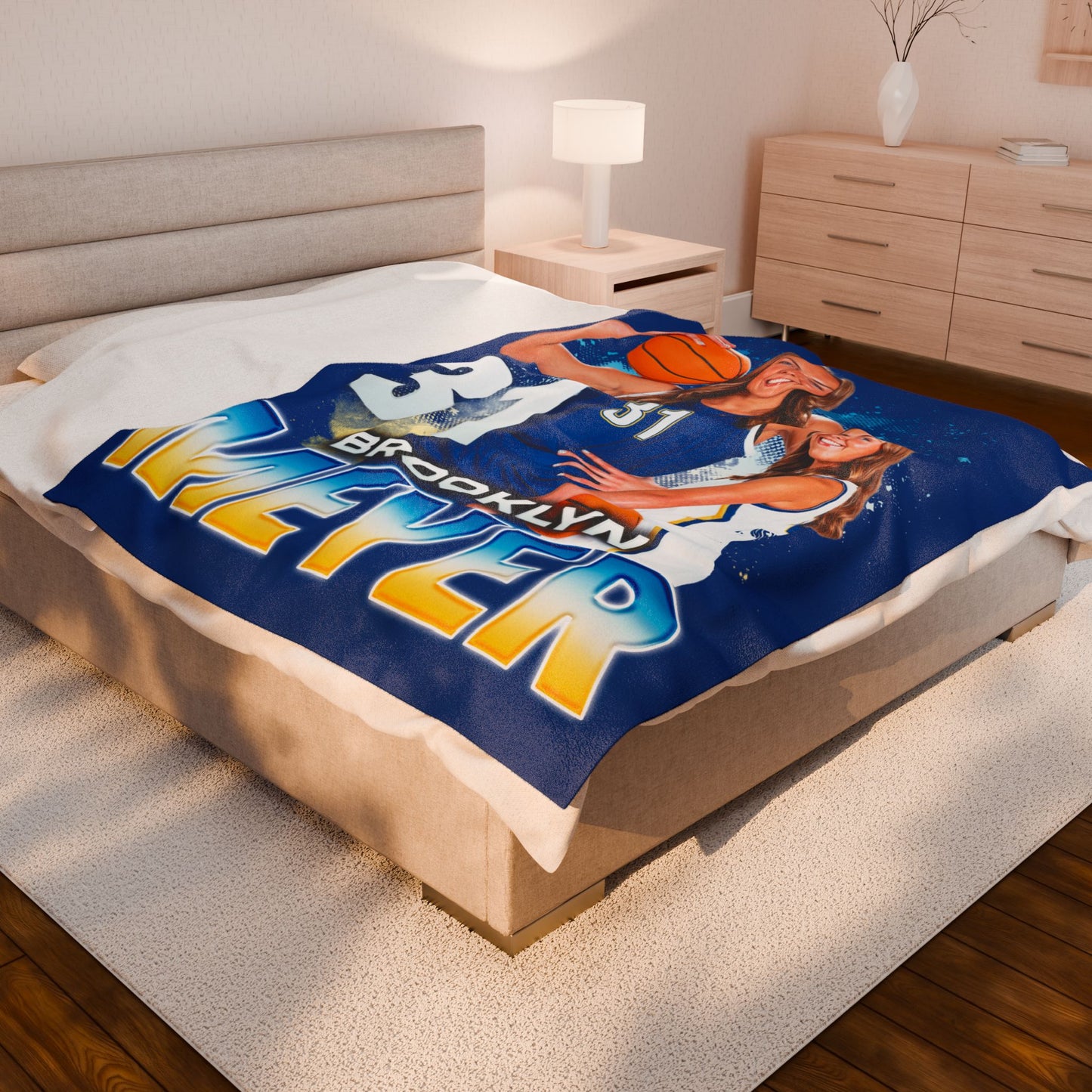 Brooklyn Meyer 60"-80" Plush Blanket