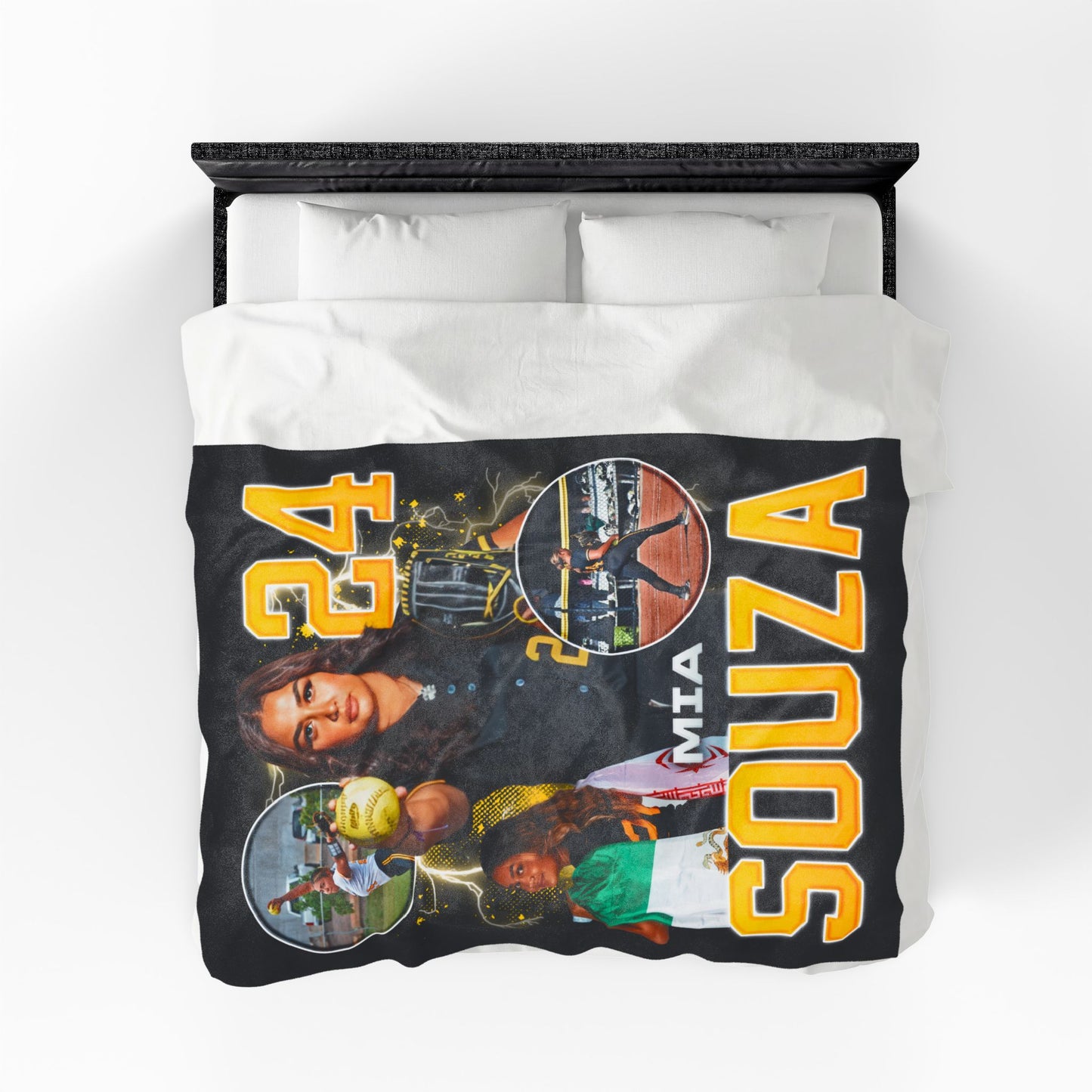 Mia Souza 60"-80" Plush Blanket