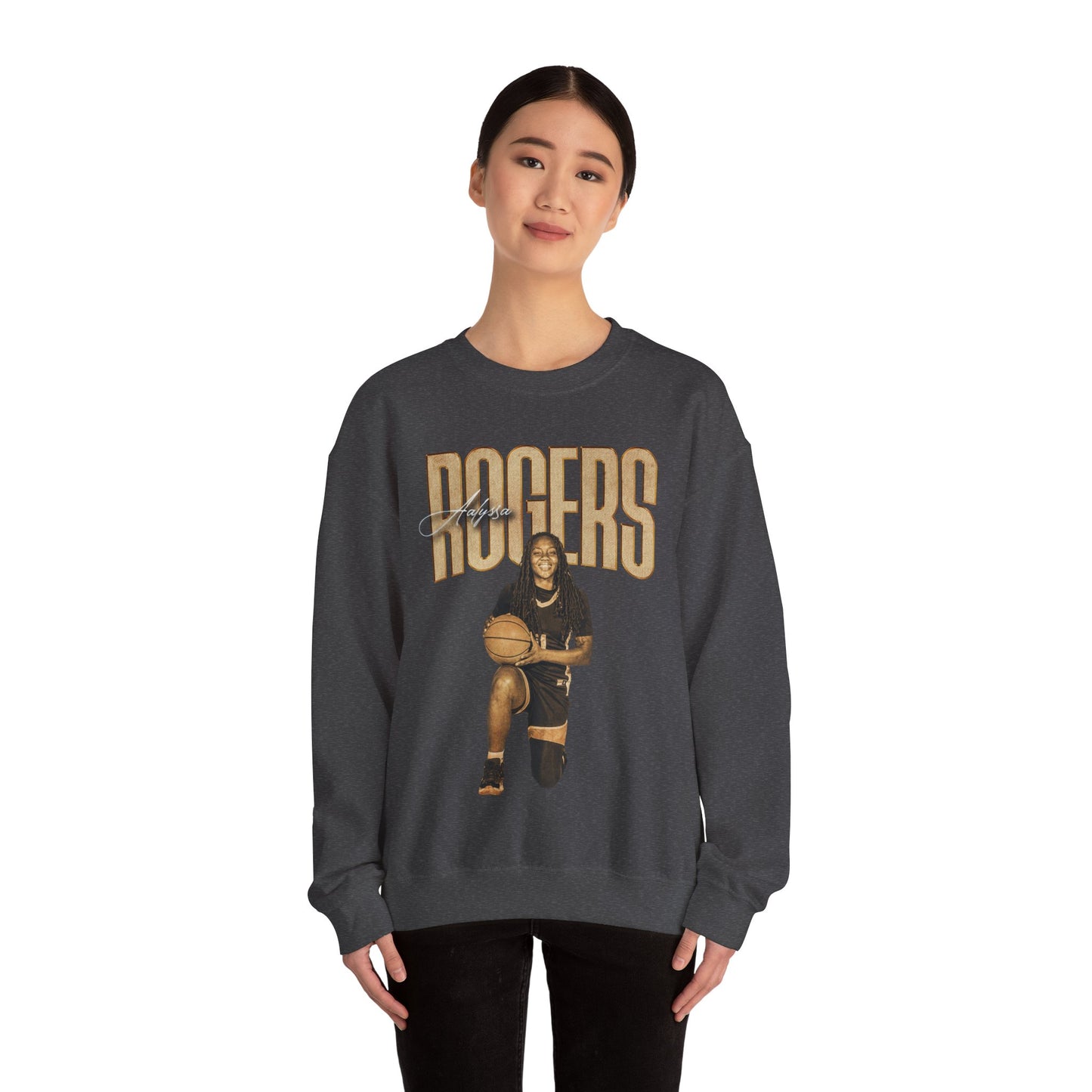 Aalyssa Rogers Faded Glory Crewneck Sweatshirt