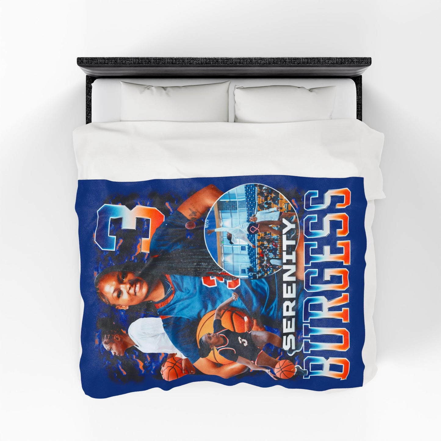 Serenity Burgess 60"-80" Plush Blanket