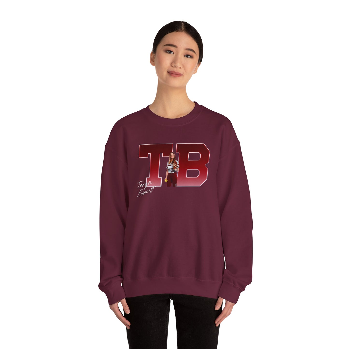 Taryn Bennett Big Initials Crewneck Sweatshirt