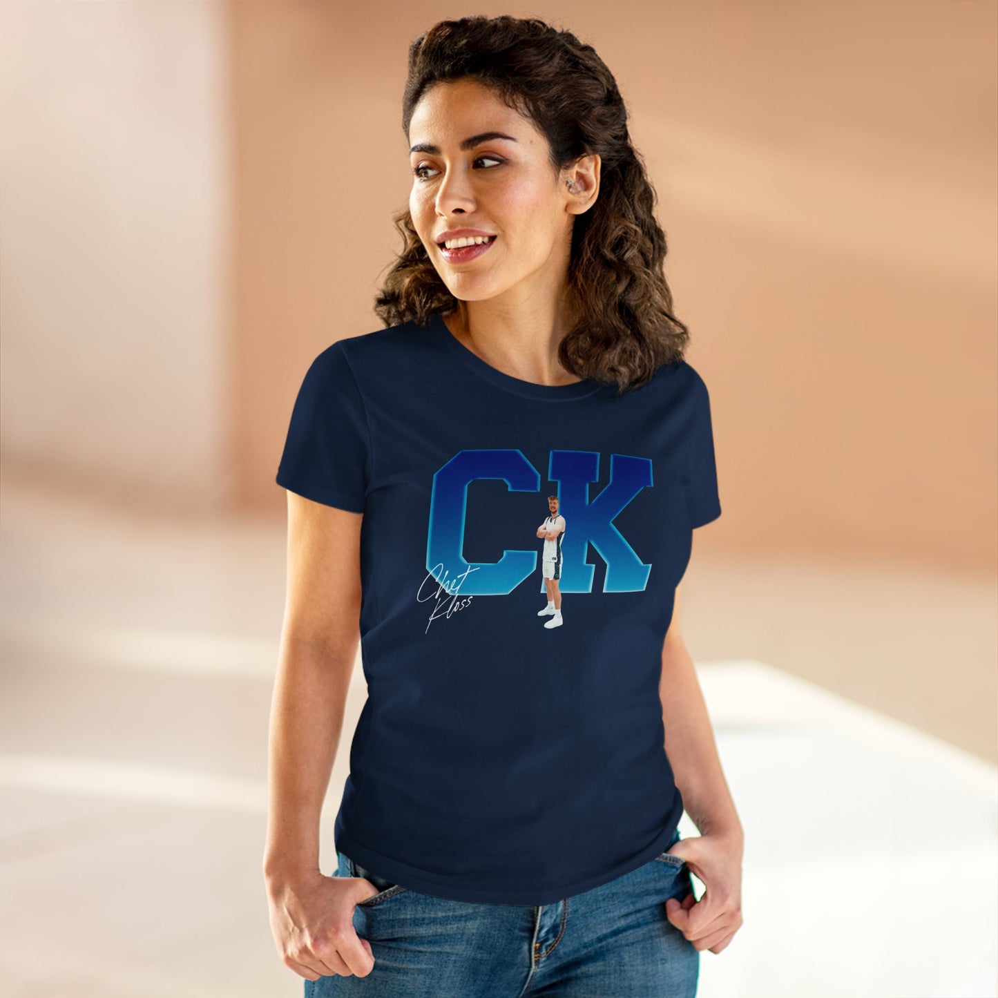 Chet Kloss Big Initials Women's Tee