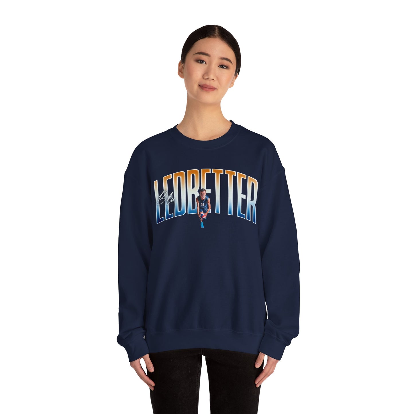 Blu Ledbetter Big Last Name Crewneck Sweatshirt