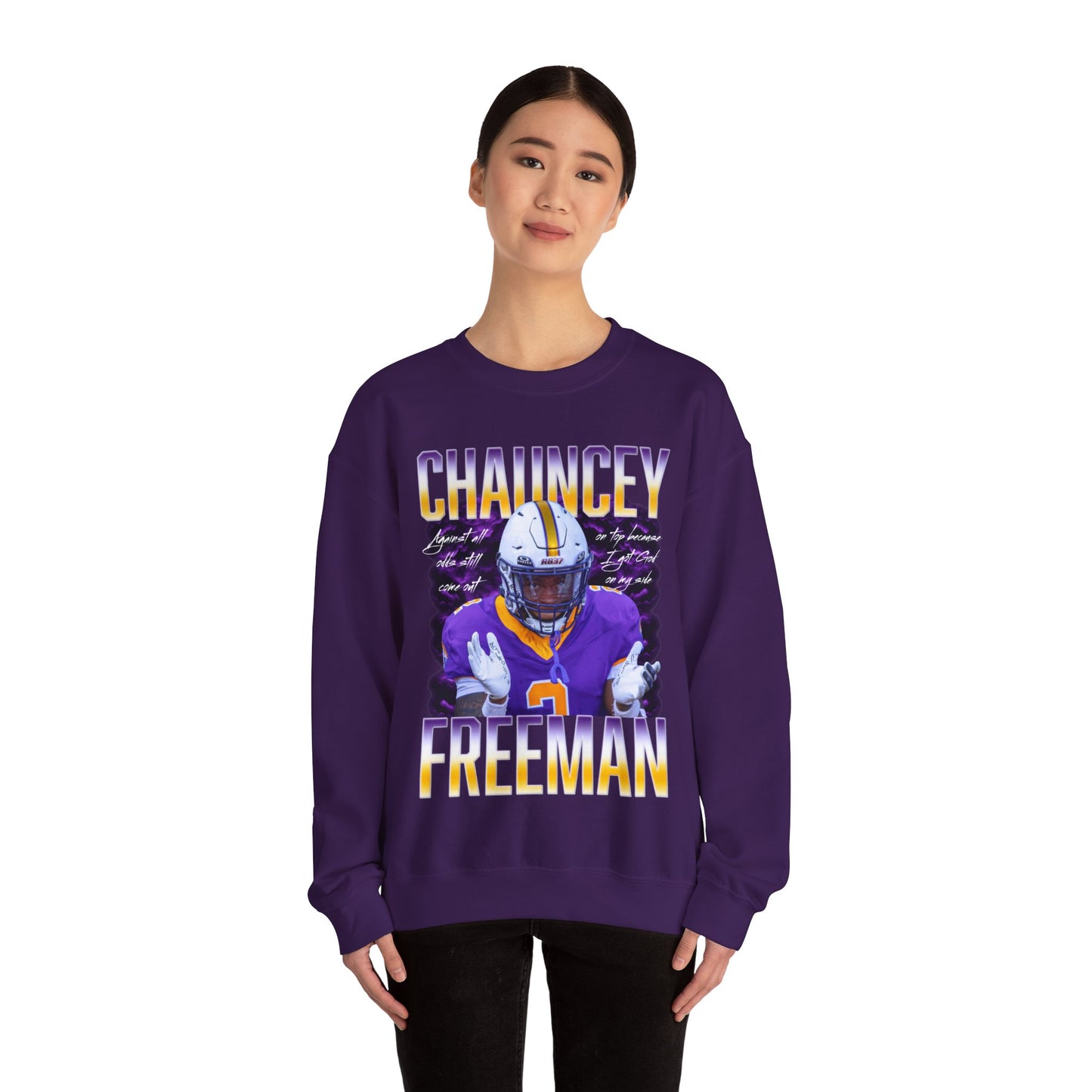 Chauncey Freeman Featured Quote Crewneck Sweatshirt