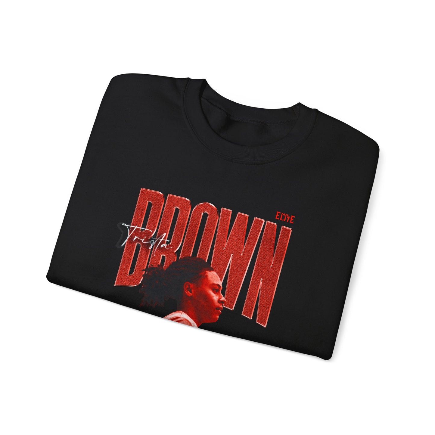 Trista Brown Faded Glory Crewneck Sweatshirt