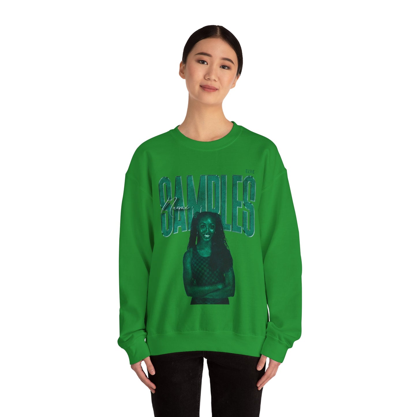 Naomi Samples Faded Glory Crewneck Sweatshirt