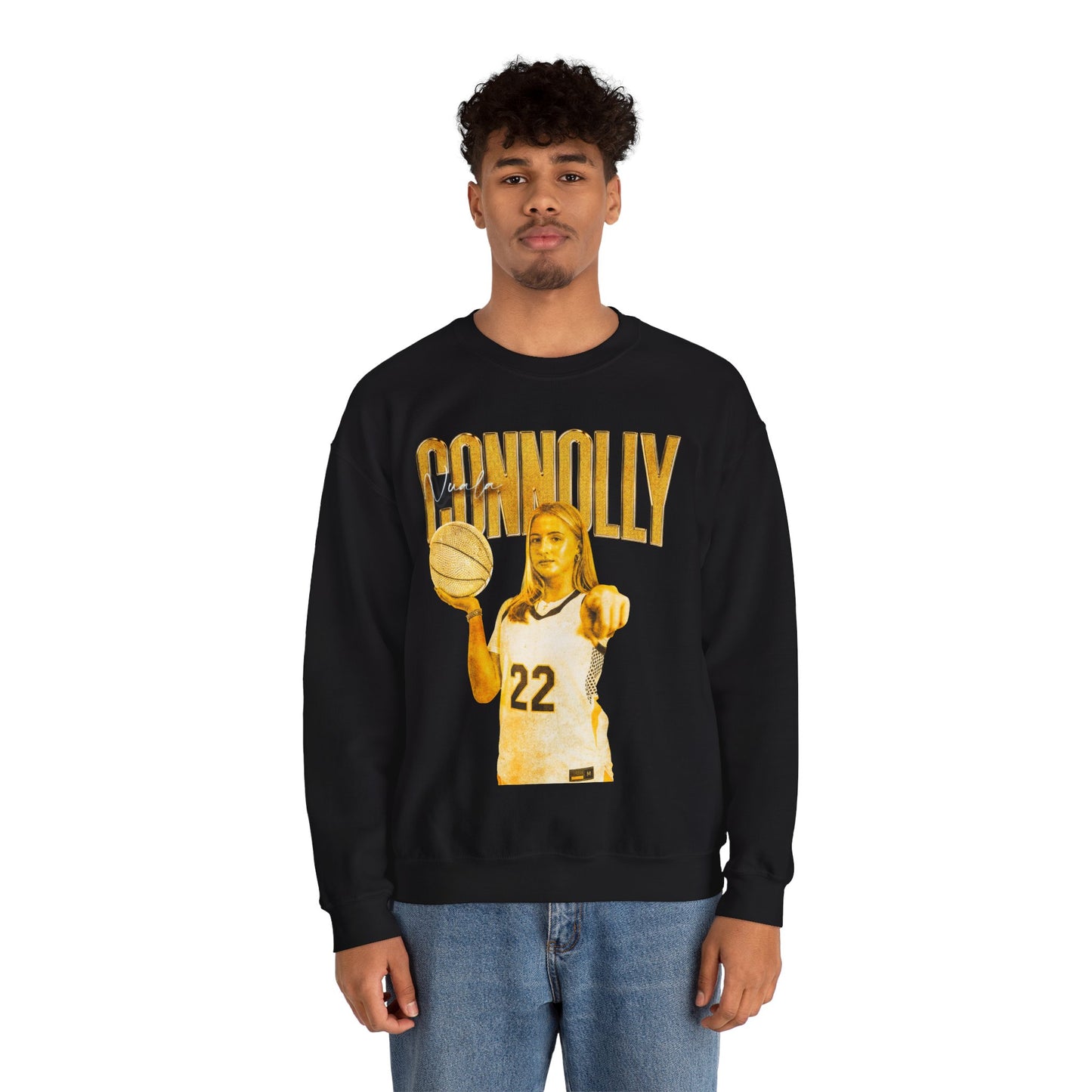 Nuala Connolly Faded Glory Crewneck Sweatshirt