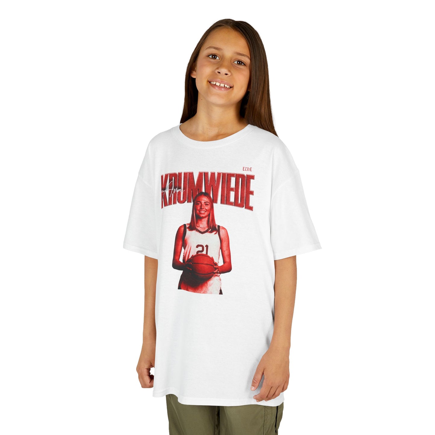 Ava Krumwiede Faded Glory Kids Tee