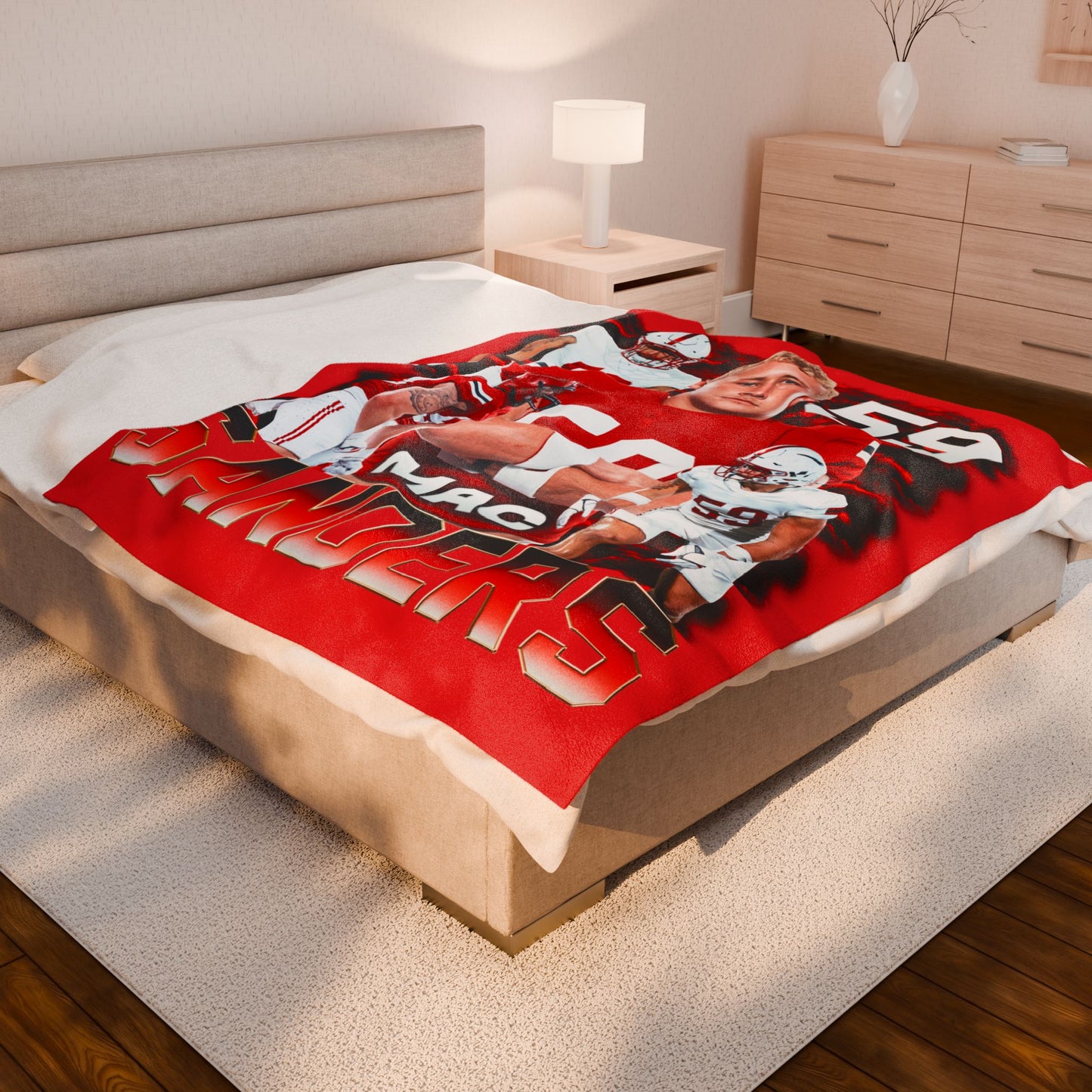 Mac Sanders 60"-80" Plush Blanket