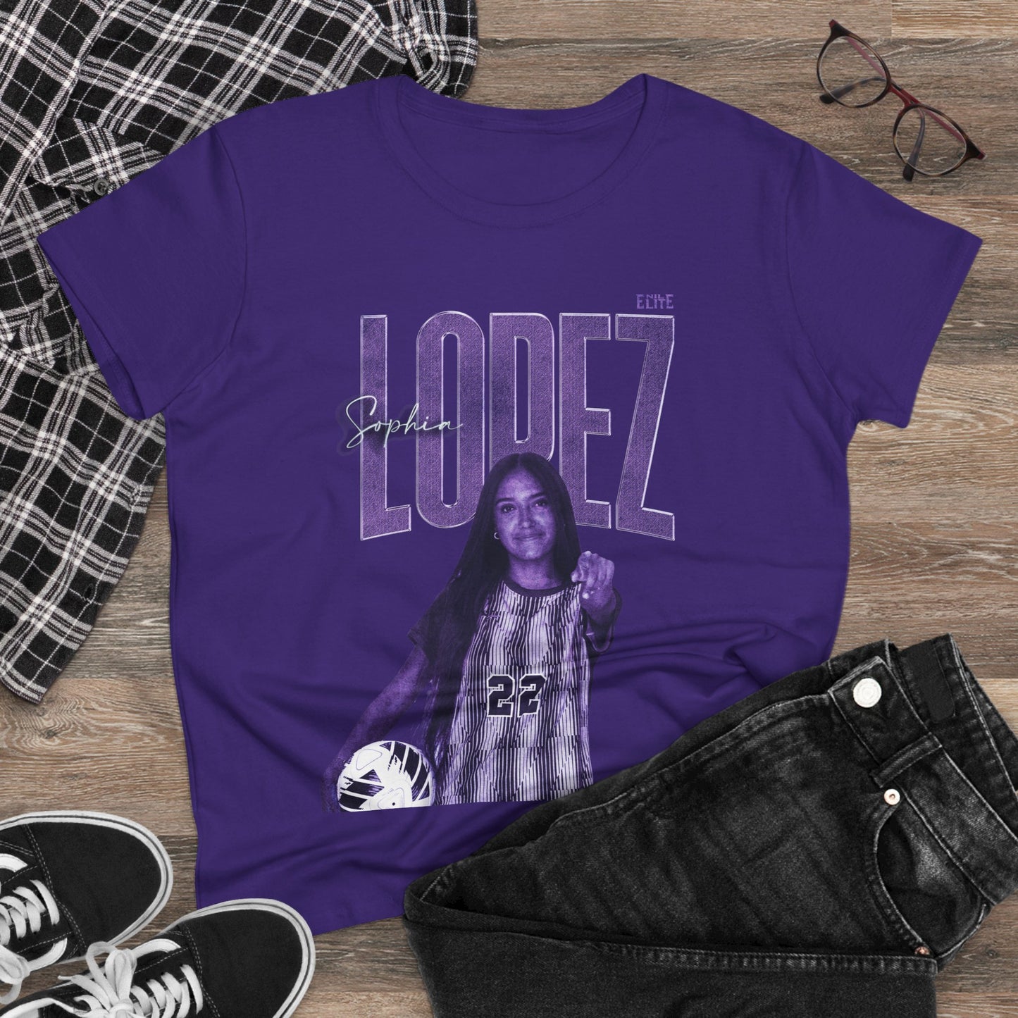 Sophia Lopez Faded Glory Women's Tee