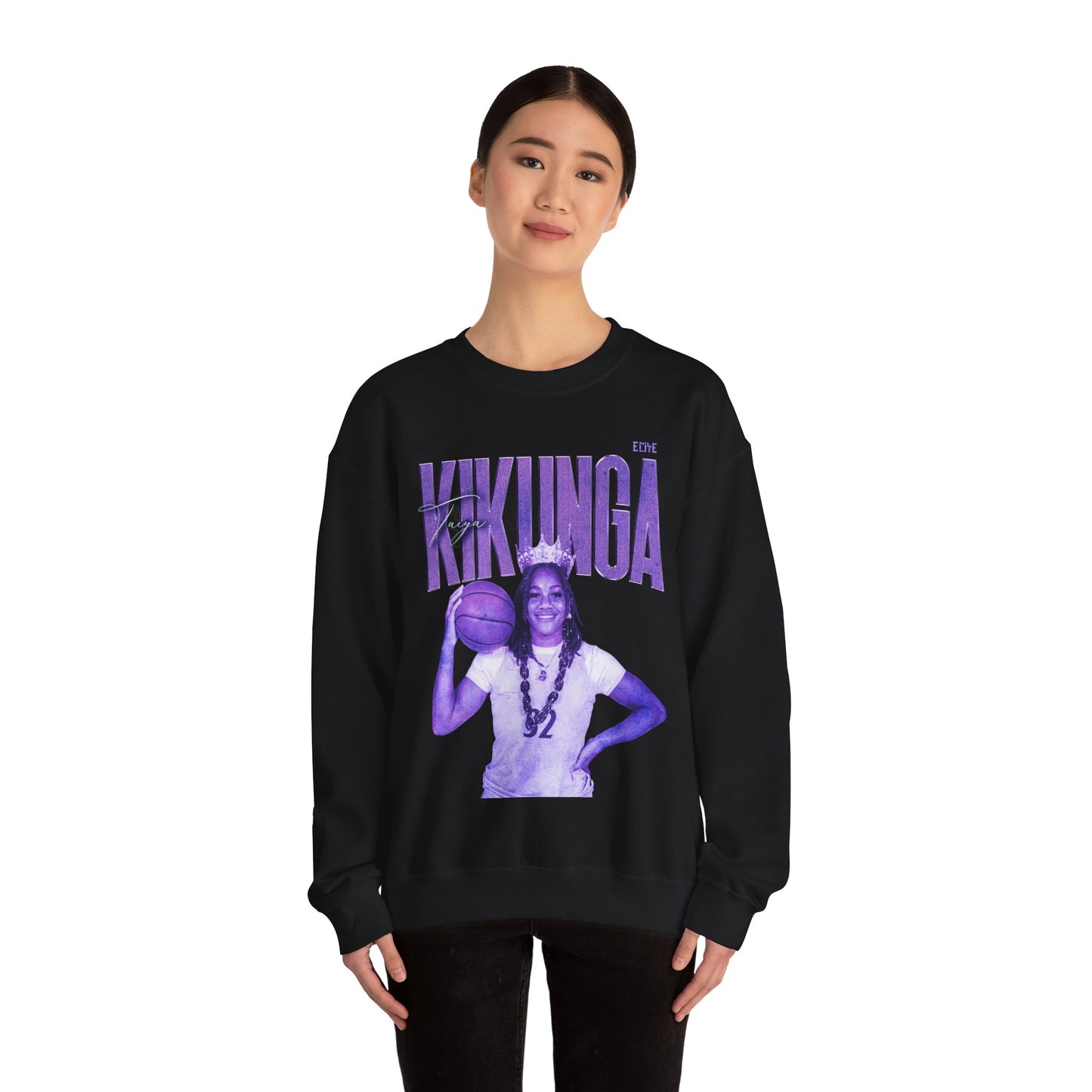 Taiya Kikunga Faded Glory Crewneck Sweatshirt