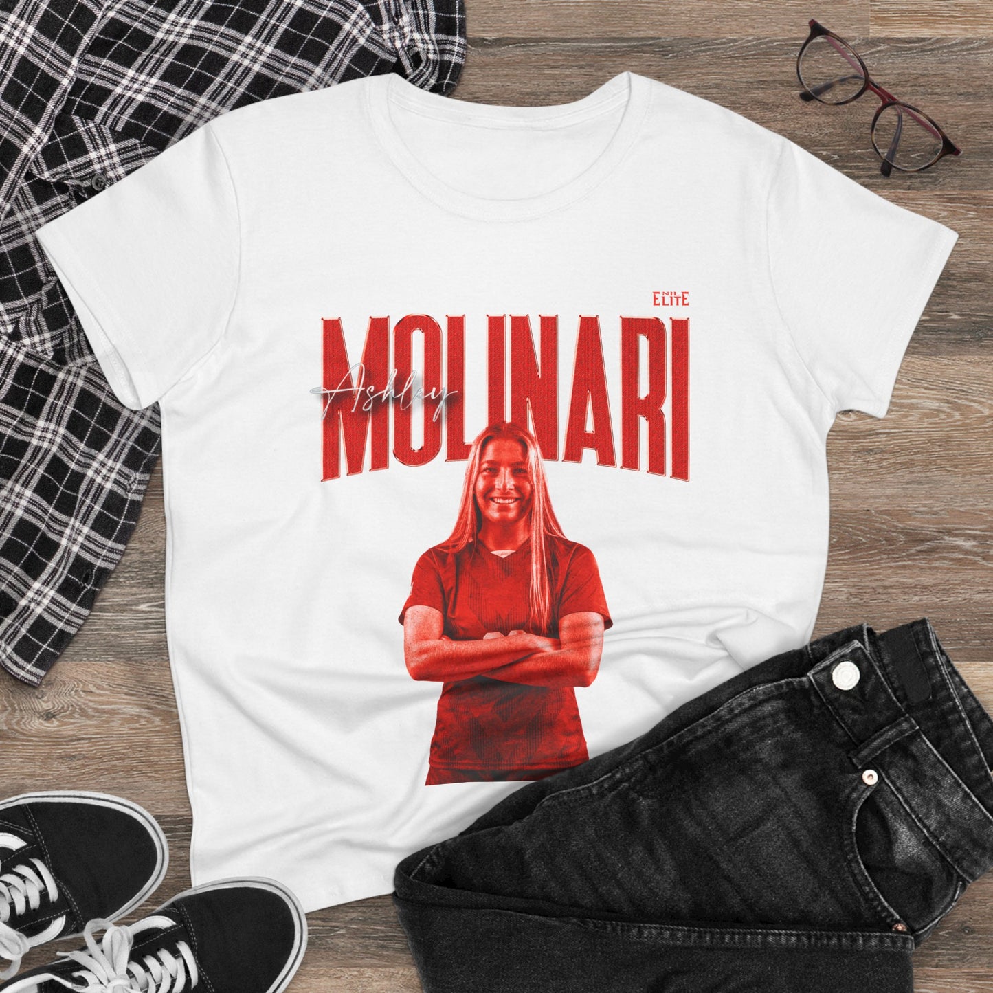 Ashley Molinari Faded Glory Women's Tee