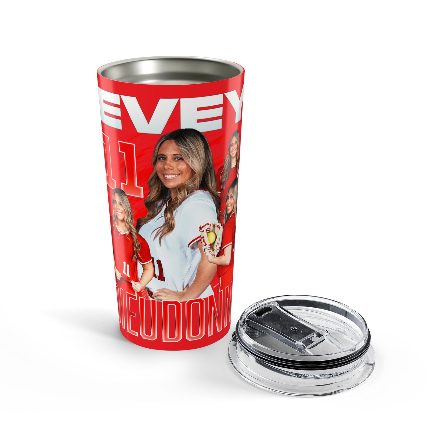 Evey Dieudonne White & Color Combo 20oz Tumbler