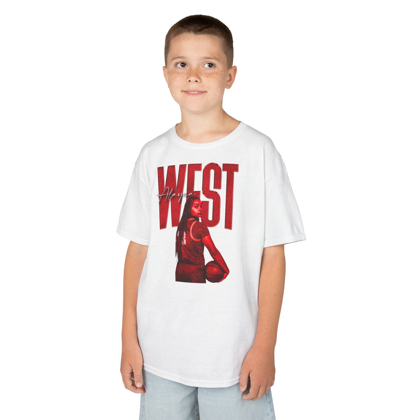 Alayna West Faded Glory Kids Tee