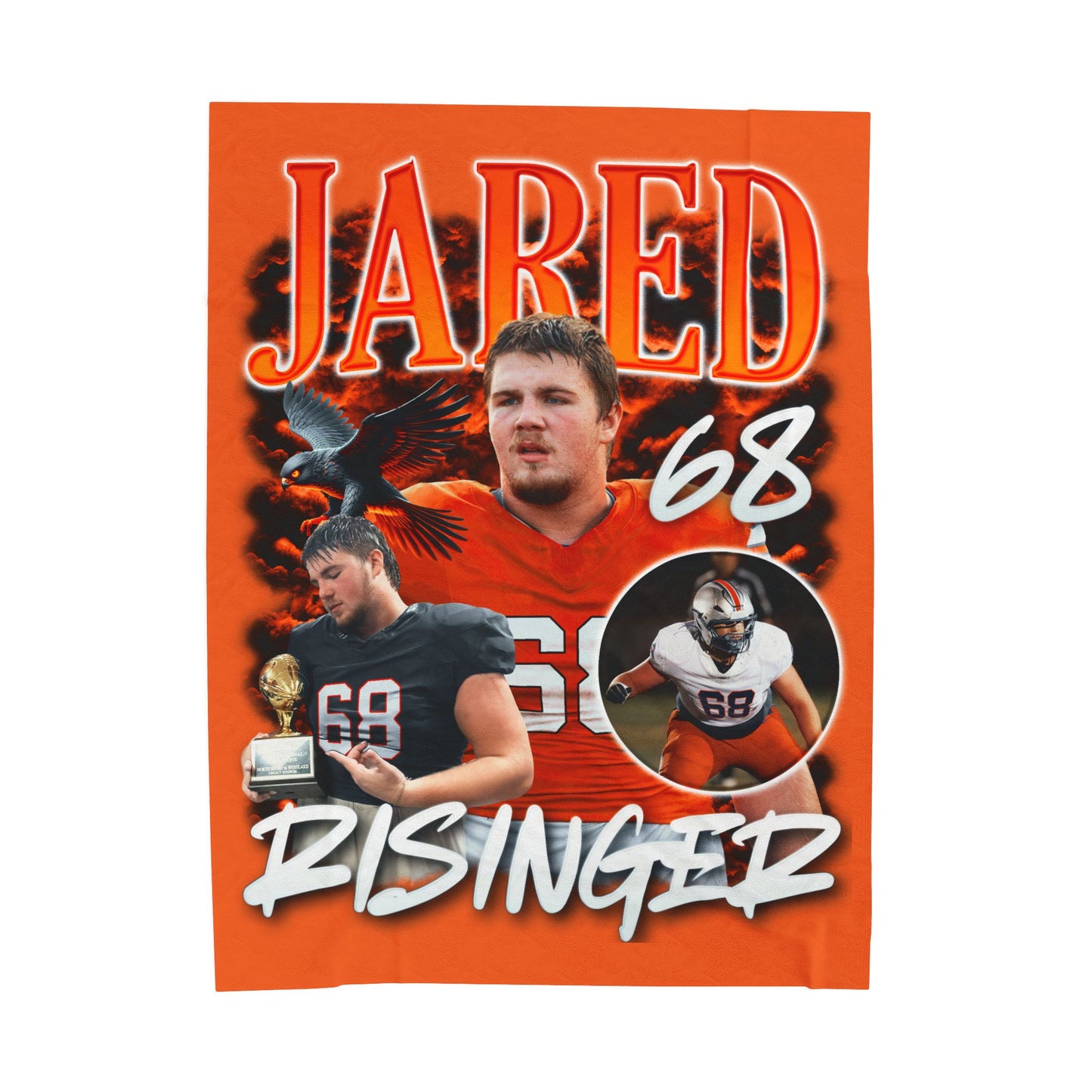 Jared Risinger 60"-80" Plush Blanket