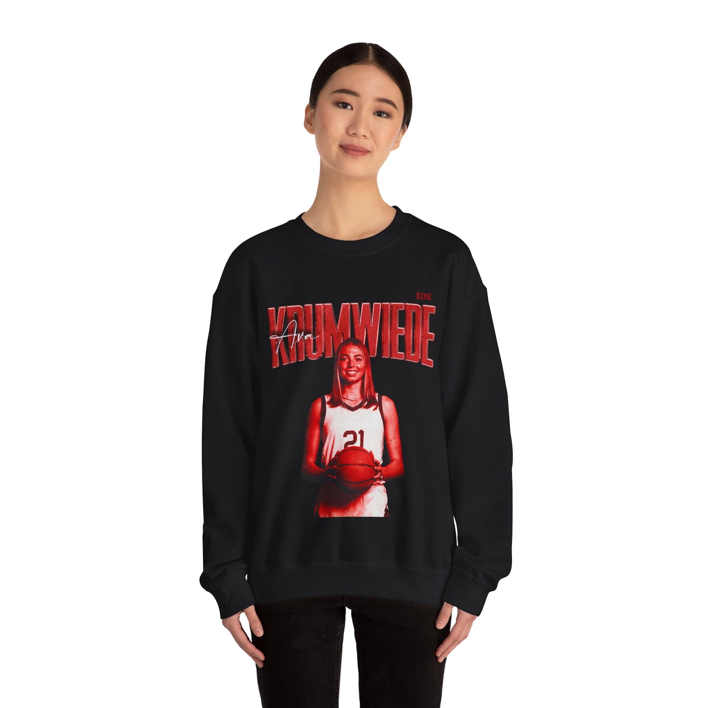 Ava Krumwiede Faded Glory Crewneck Sweatshirt
