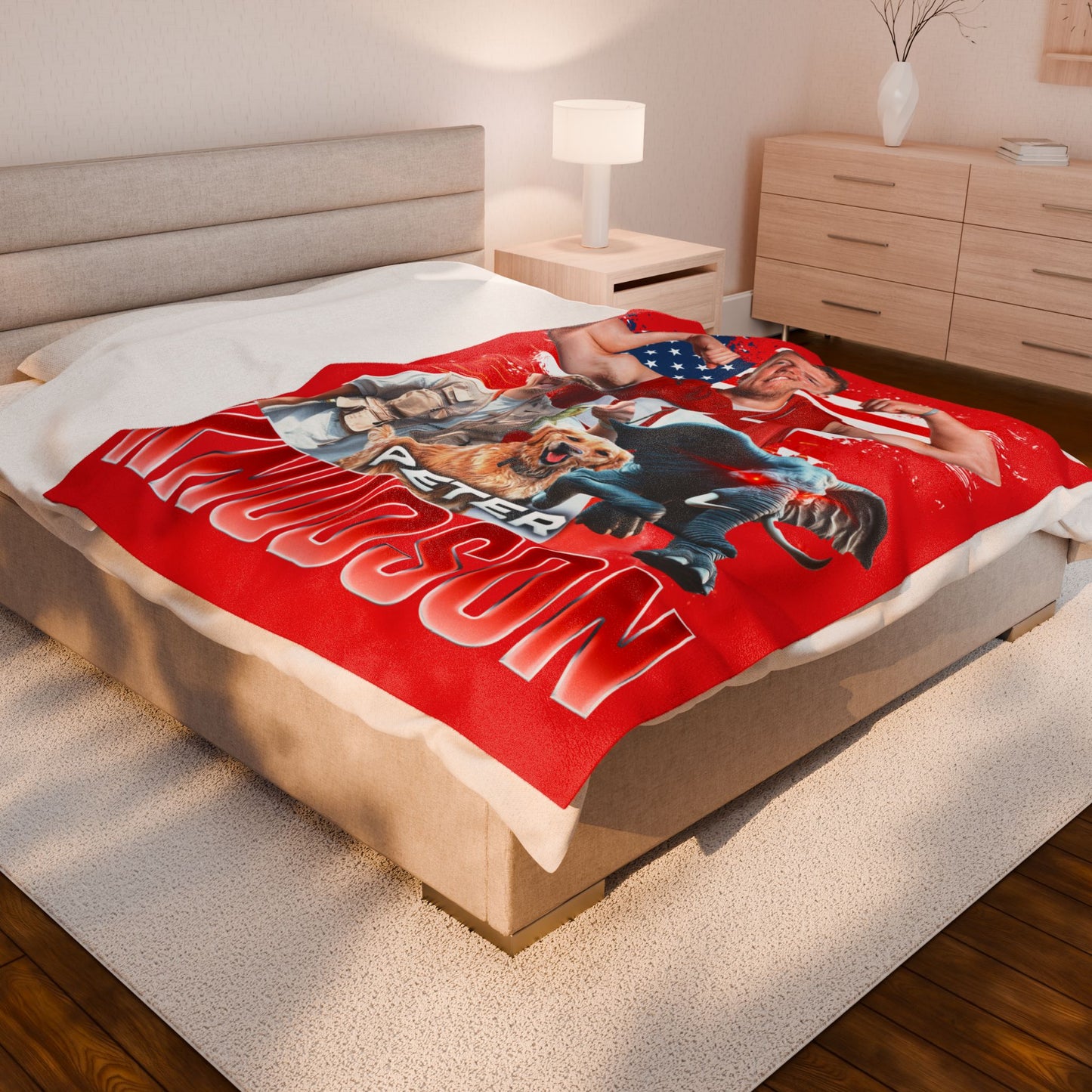 Peter Knudson 60"-80" Plush Blanket