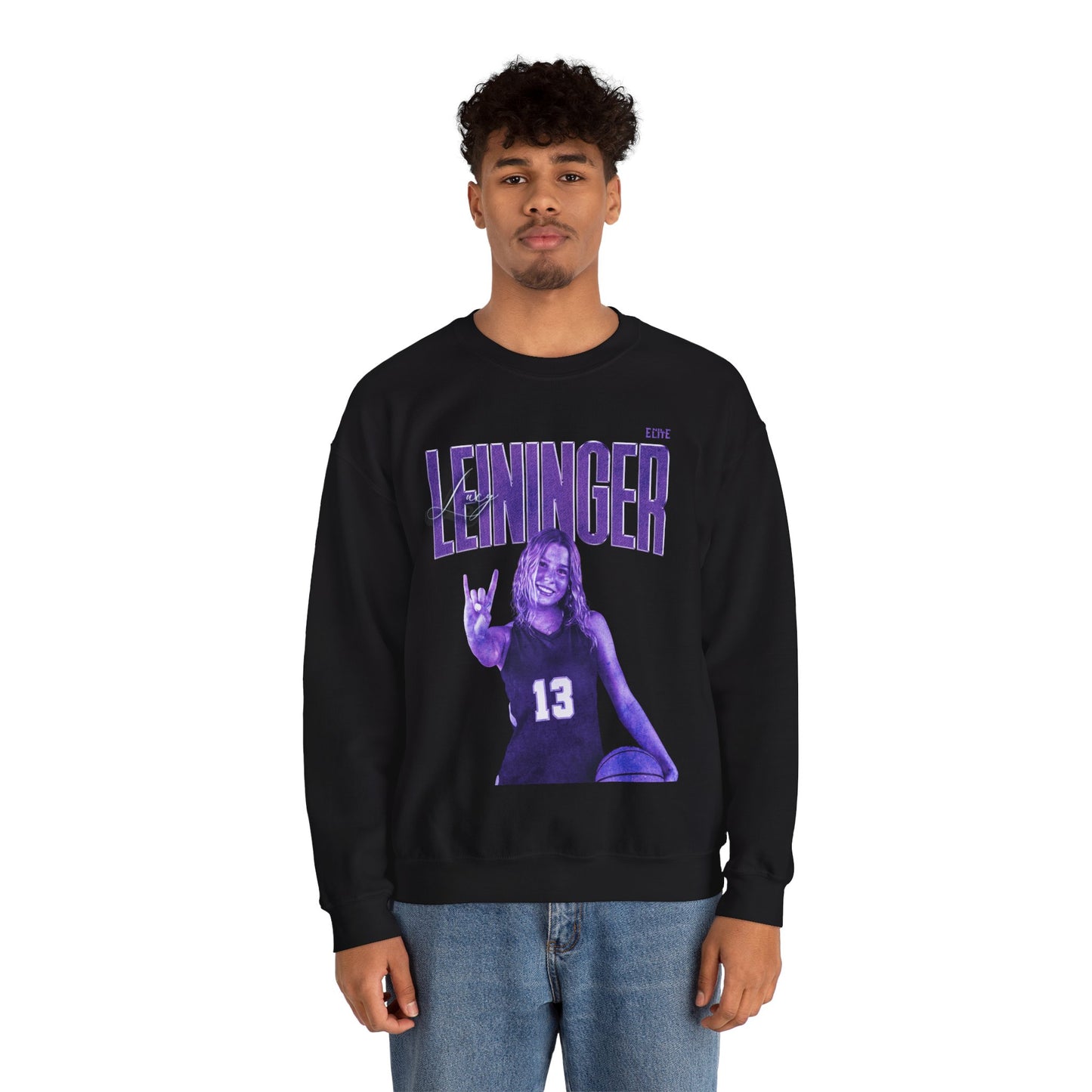 Lucy Leininger Faded Glory Crewneck Sweatshirt