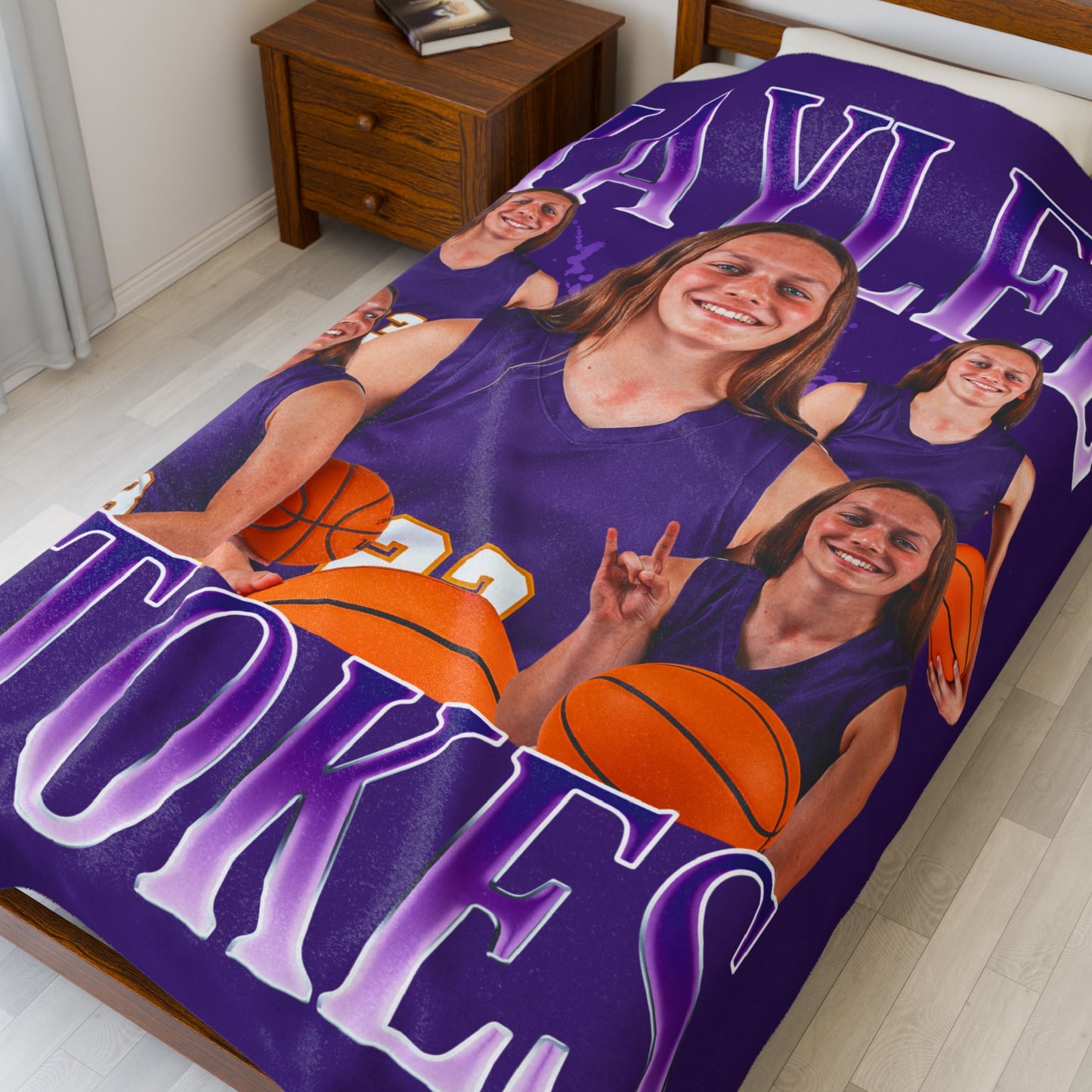 Haylee Stokes 60"-80" Plush Blanket