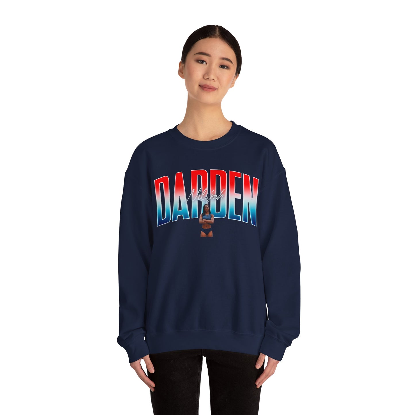 Nilijah Darden Big Last Name Crewneck Sweatshirt