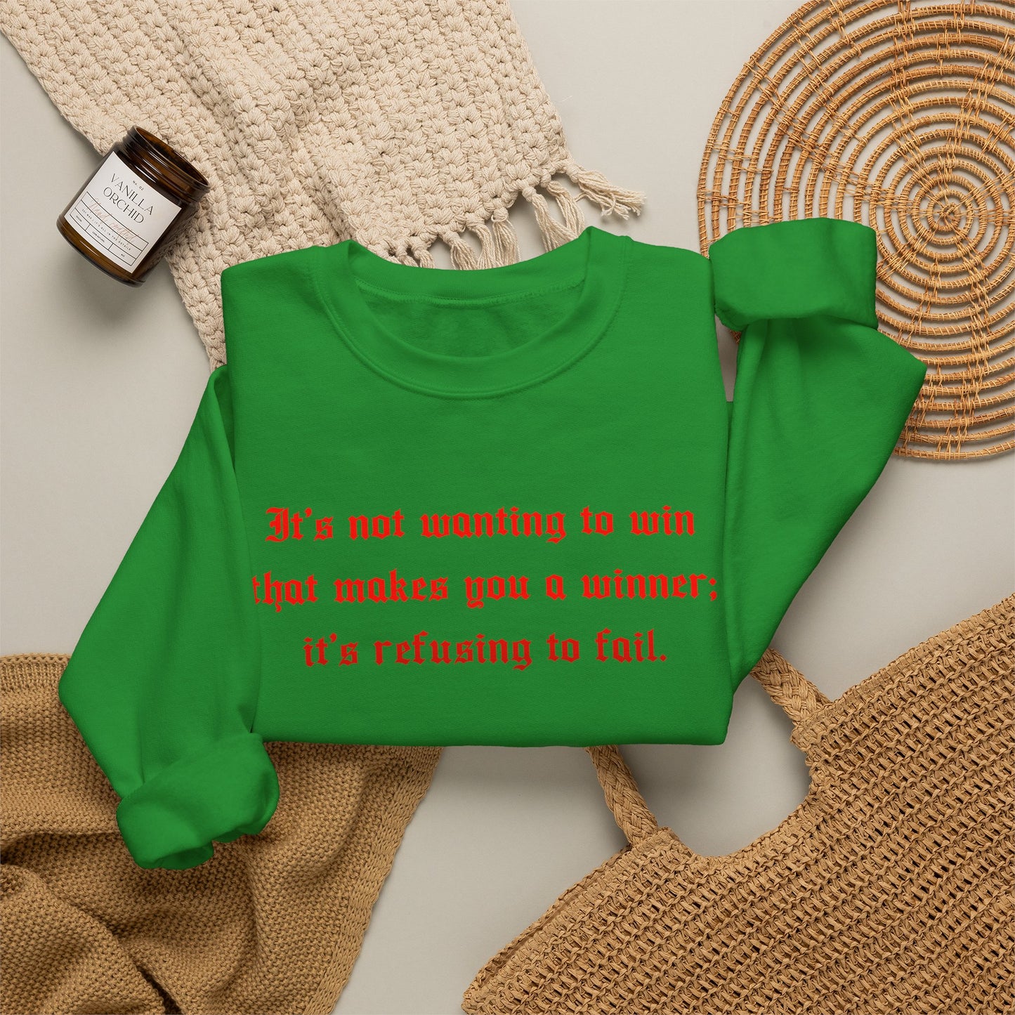 Christ Kore Quote Crewneck Sweatshirt