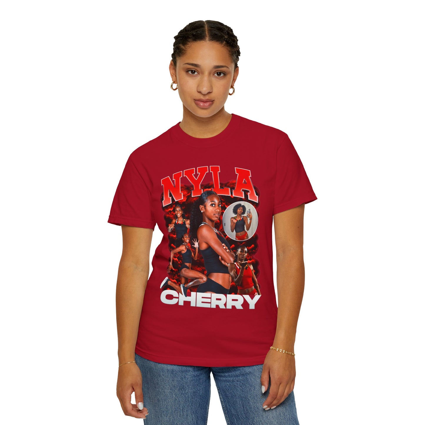 Nyla Cherry First Name Highlight Premium Tee